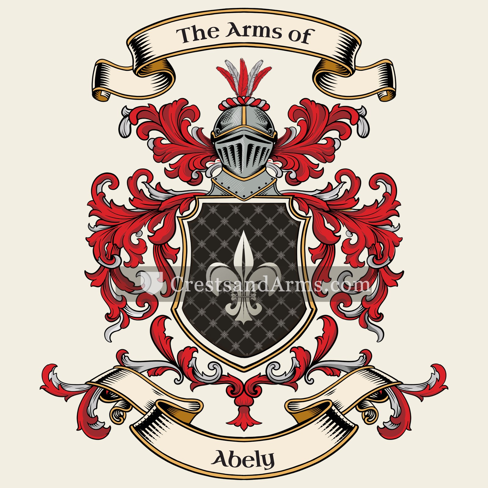 The Abely coat of arms
