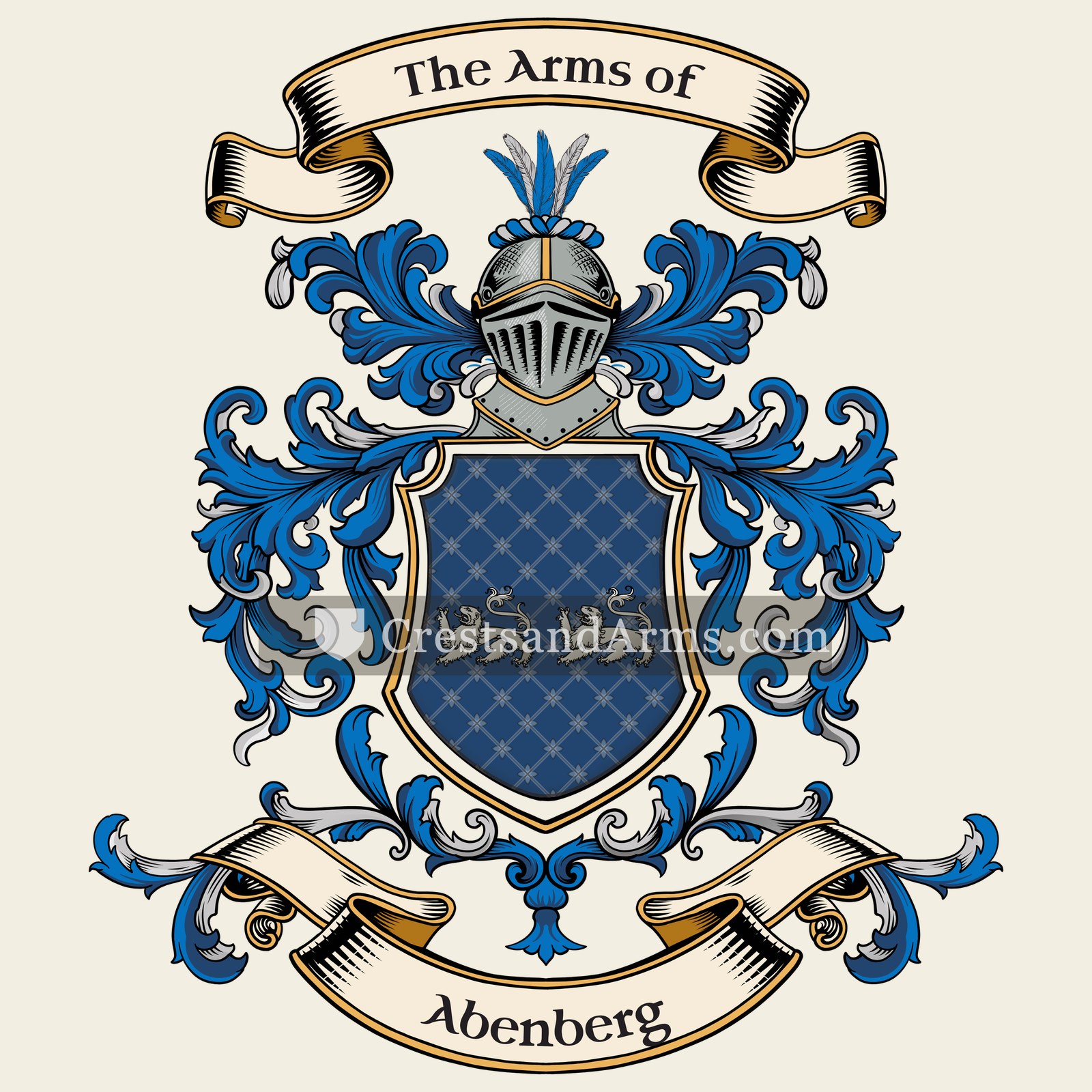 The Abenberg coat of arms, drawn from the recorded blazon