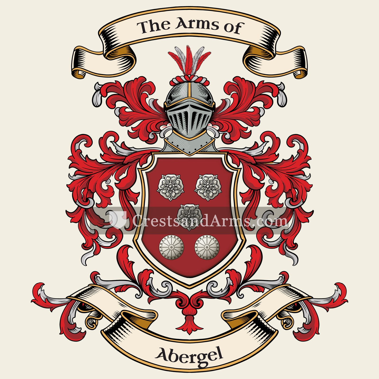 The Abergel coat of arms