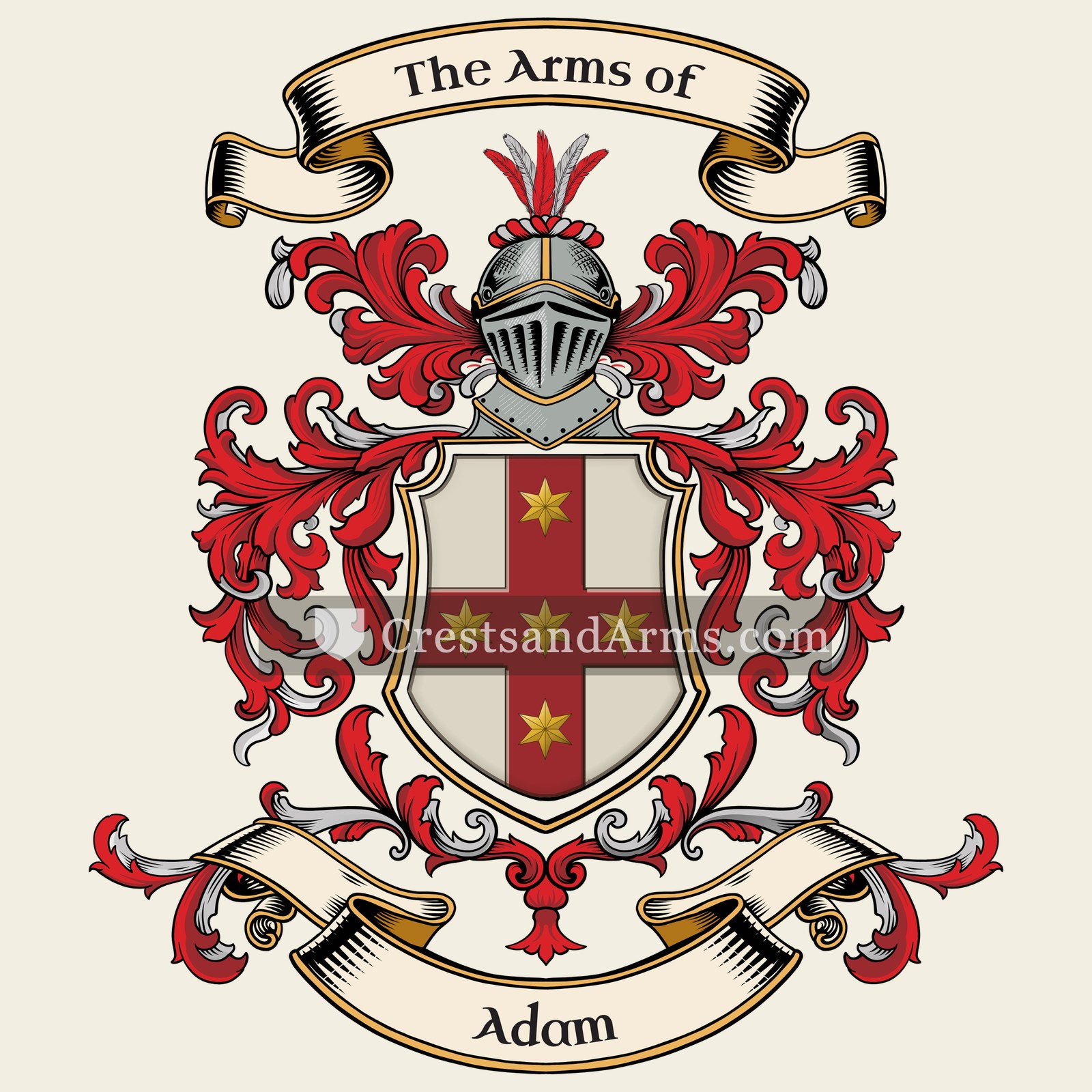 The Adam coat of arms