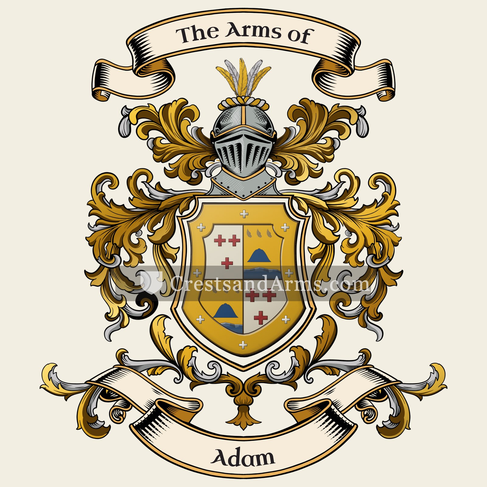 The Adam coat of arms