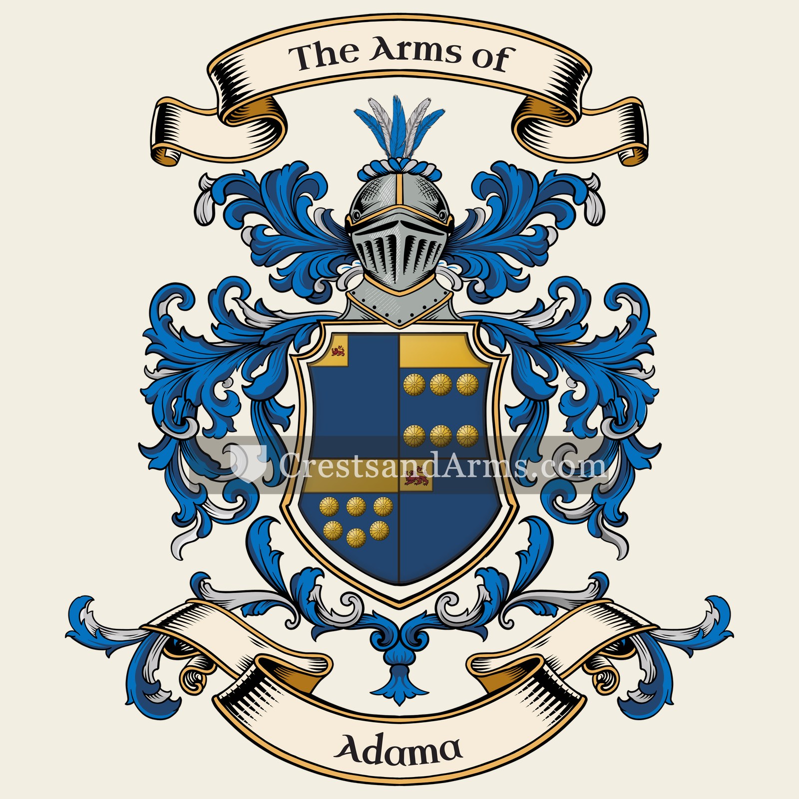 The Adama coat of arms