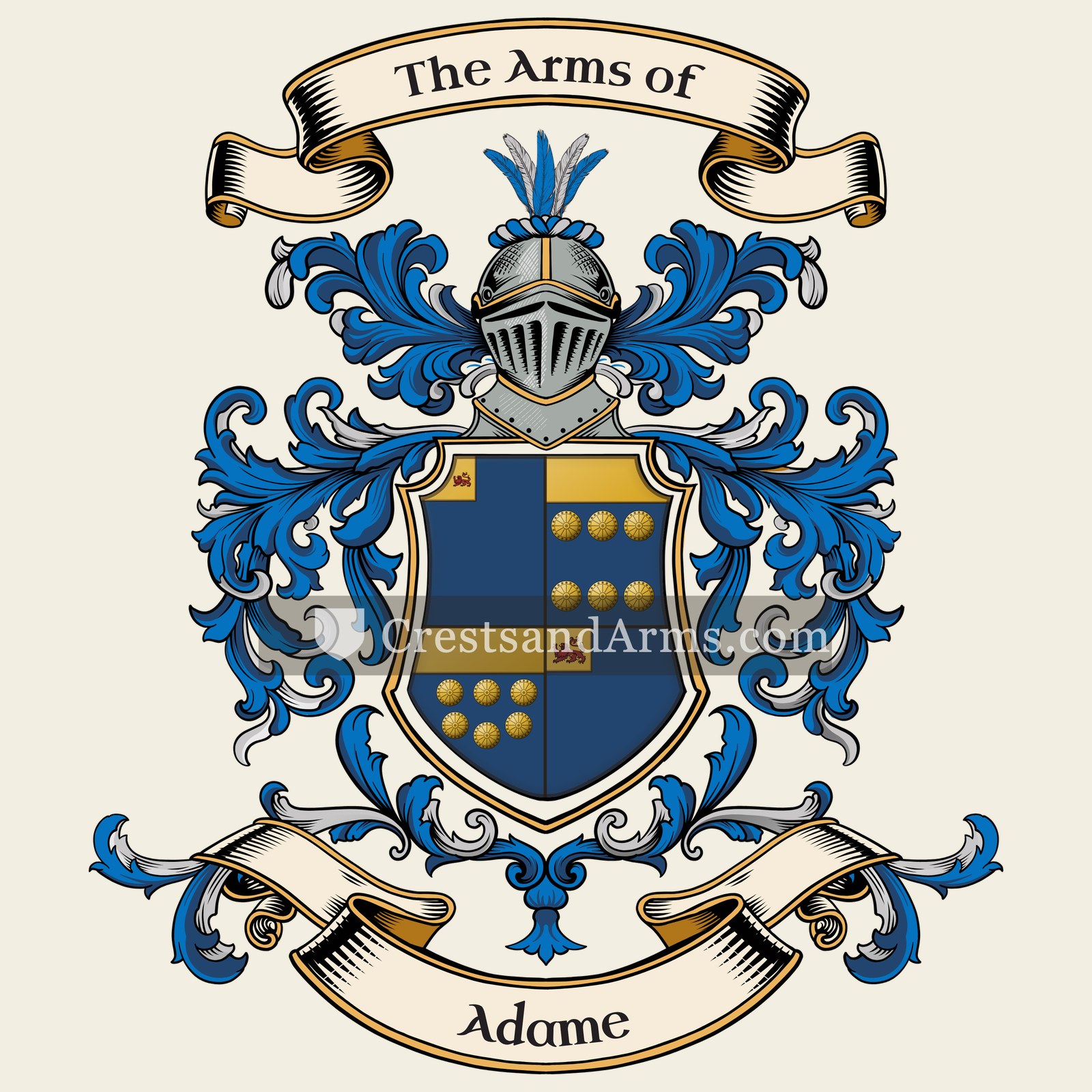The Adame coat of arms