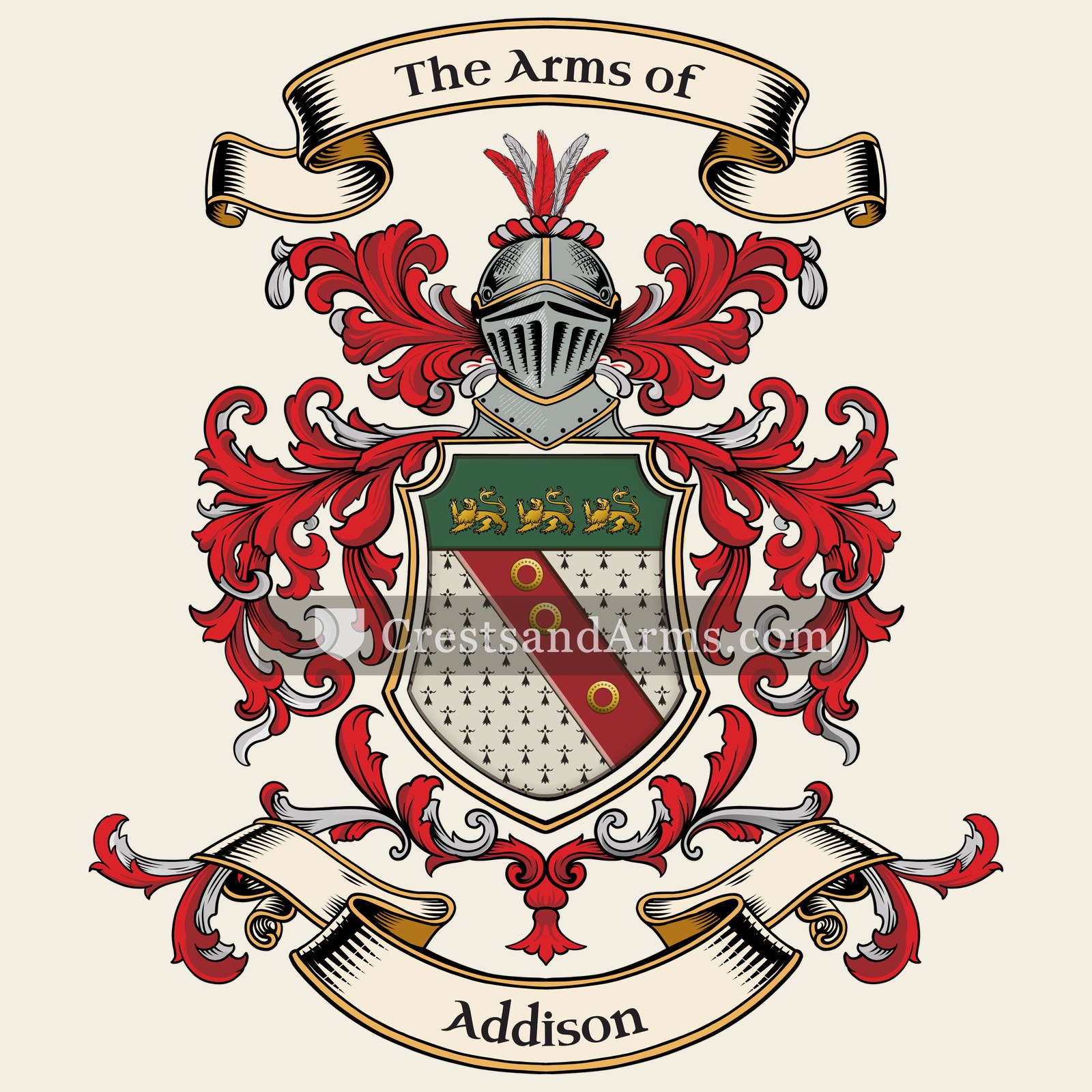 The Addison coat of arms
