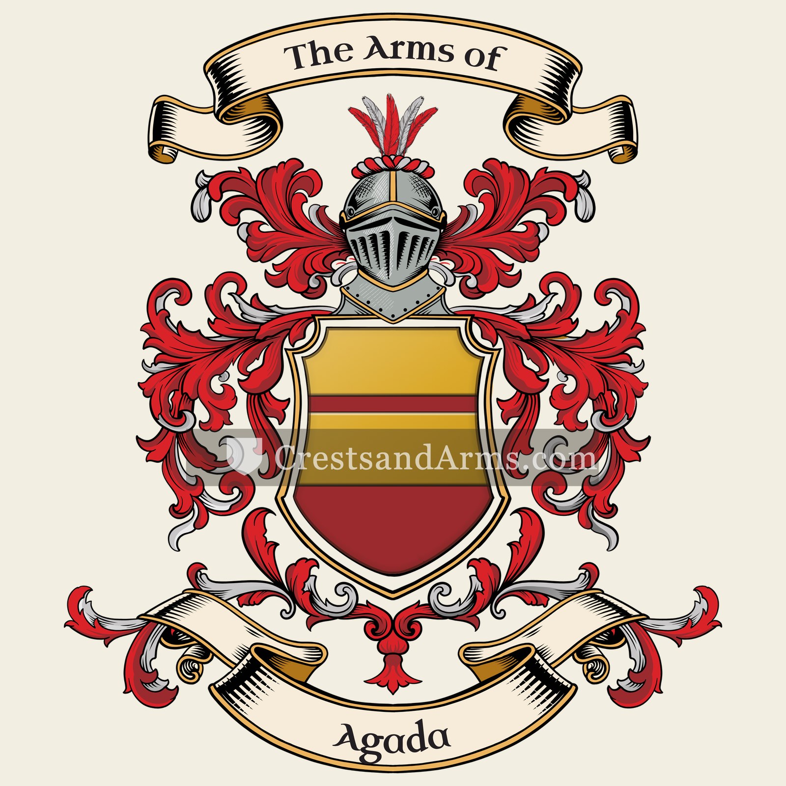 The Agada coat of arms
