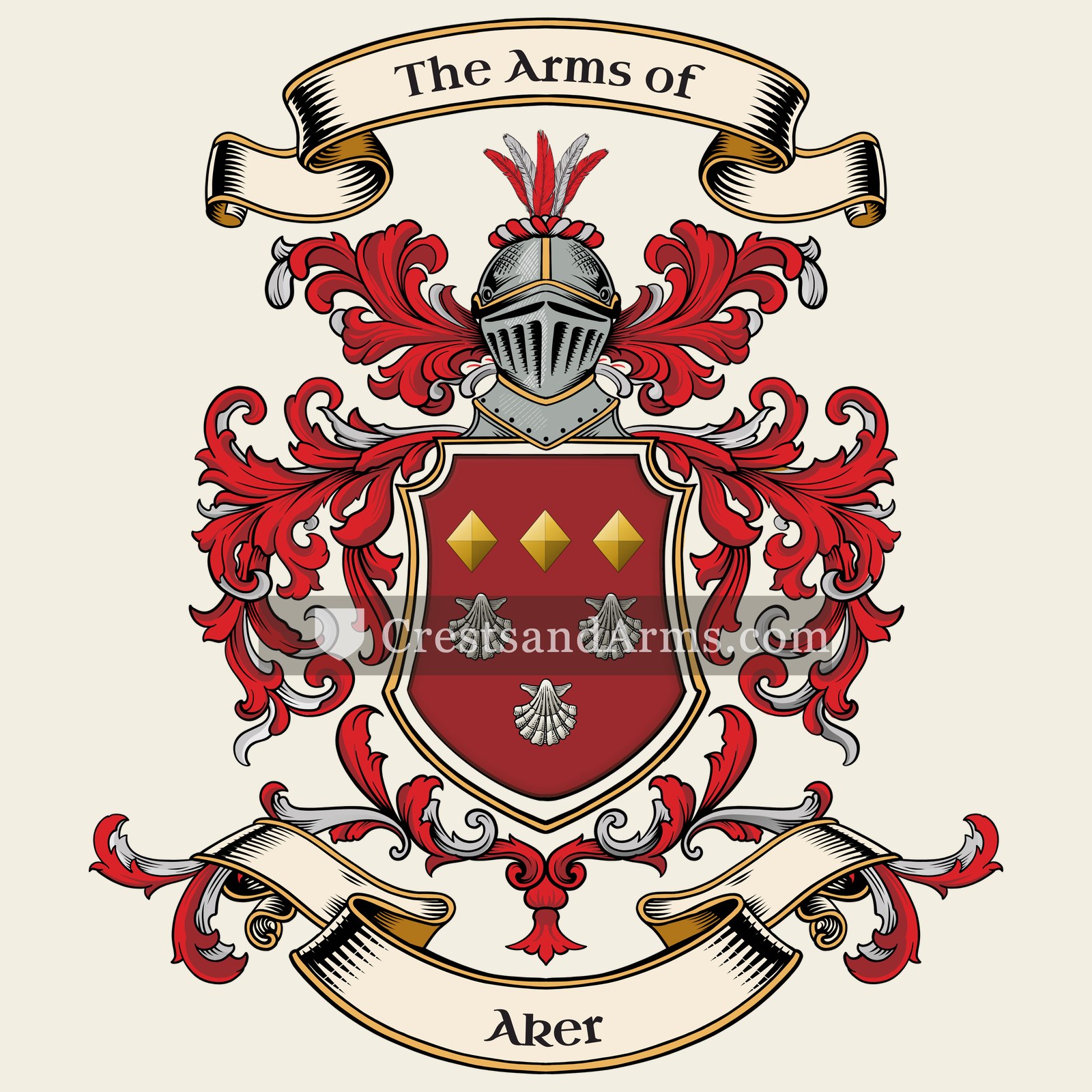 The Aker coat of arms