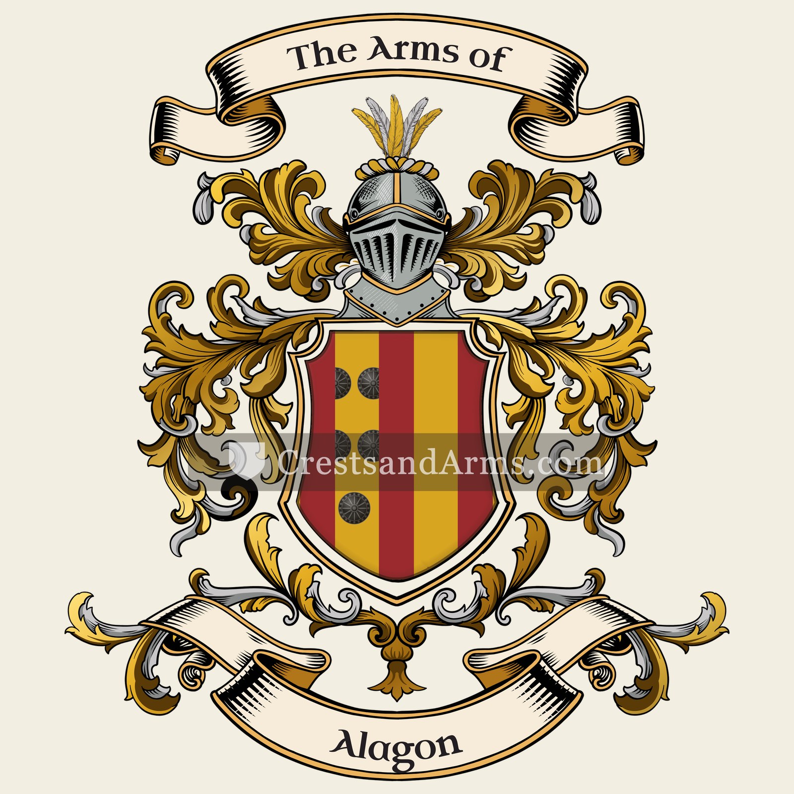 The Alagon coat of arms