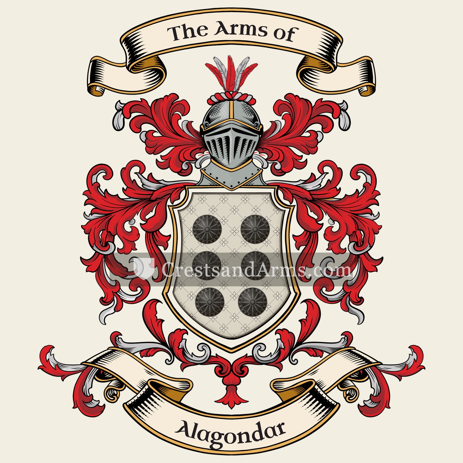 The Alagondar coat of arms