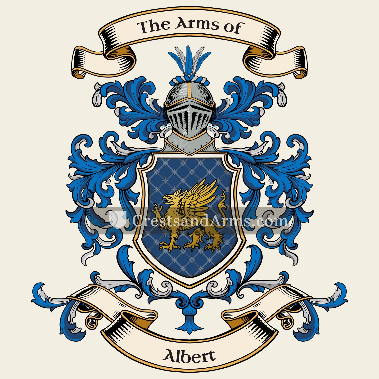 The Albert coat of arms