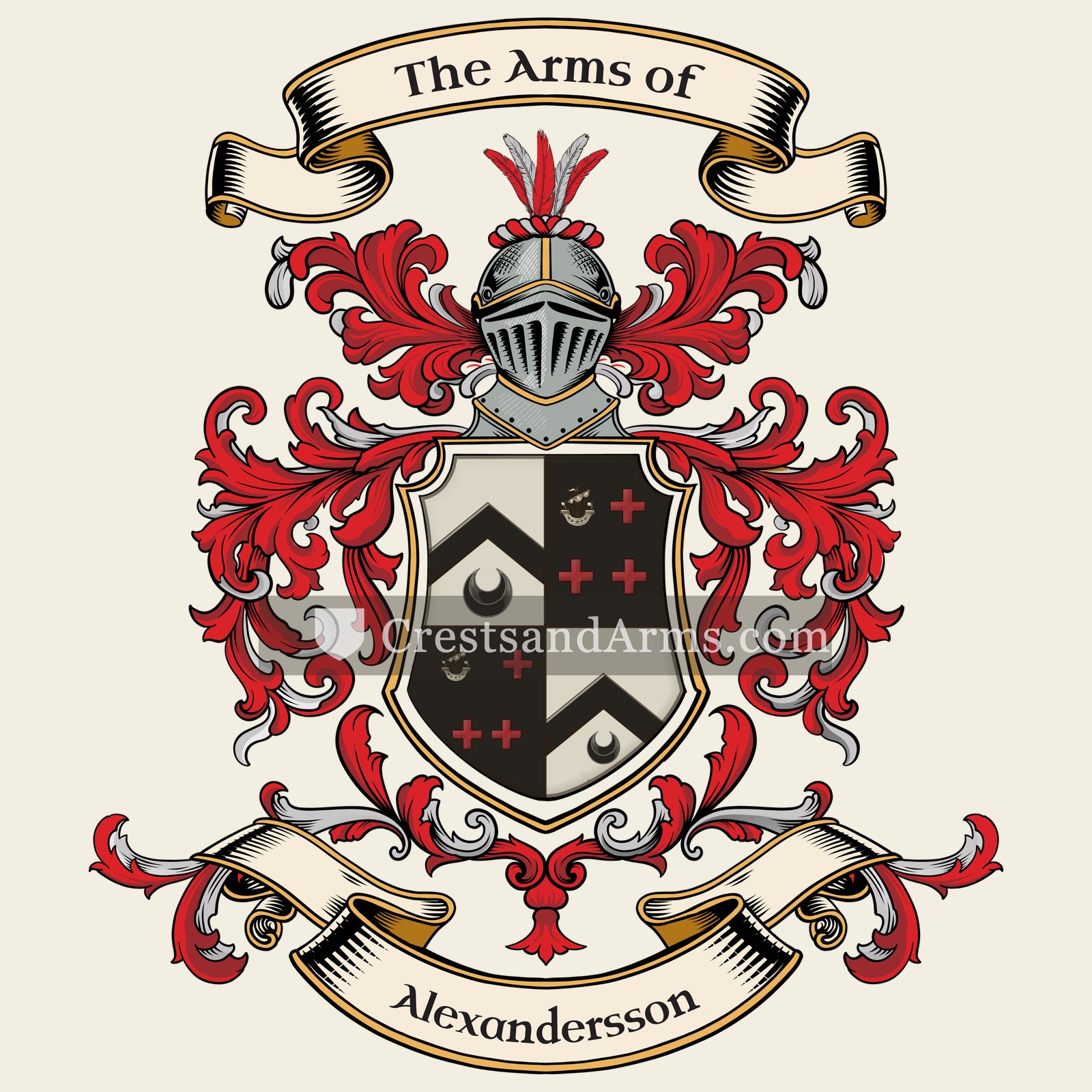 The Alexandersson coat of arms