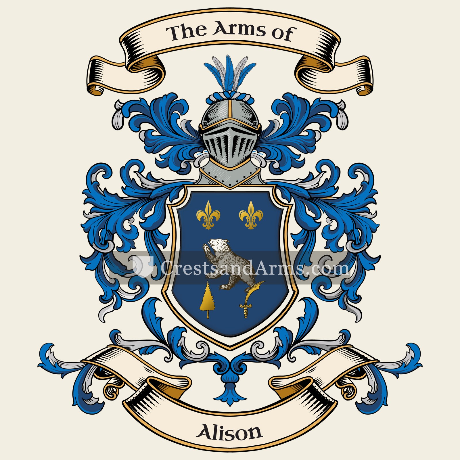 The Alison coat of arms