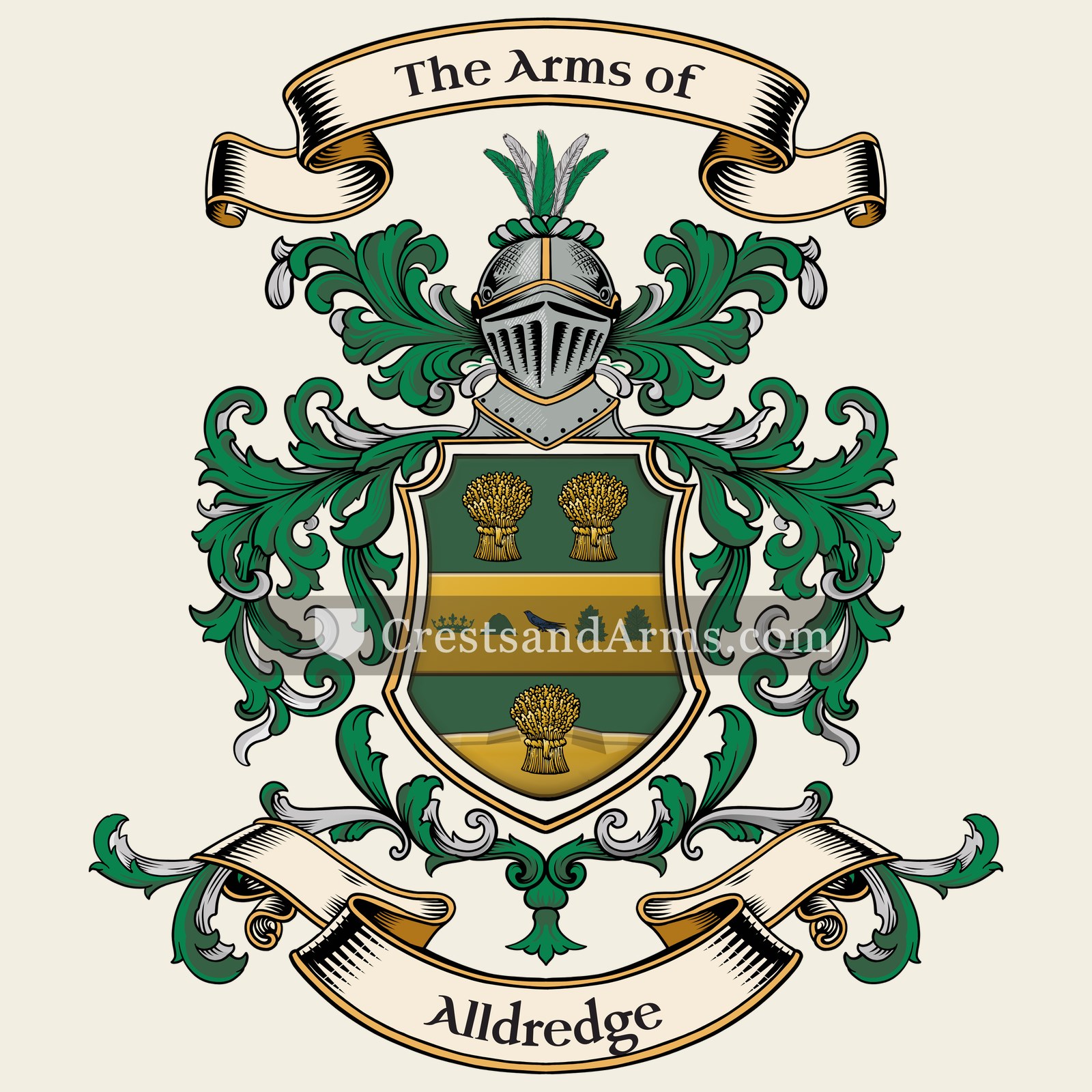 The Alldredge coat of arms