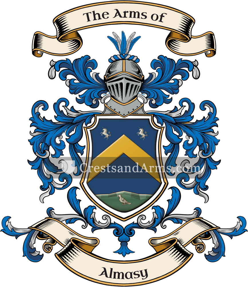 The Almasy coat of arms, drawn from the recorded blazon