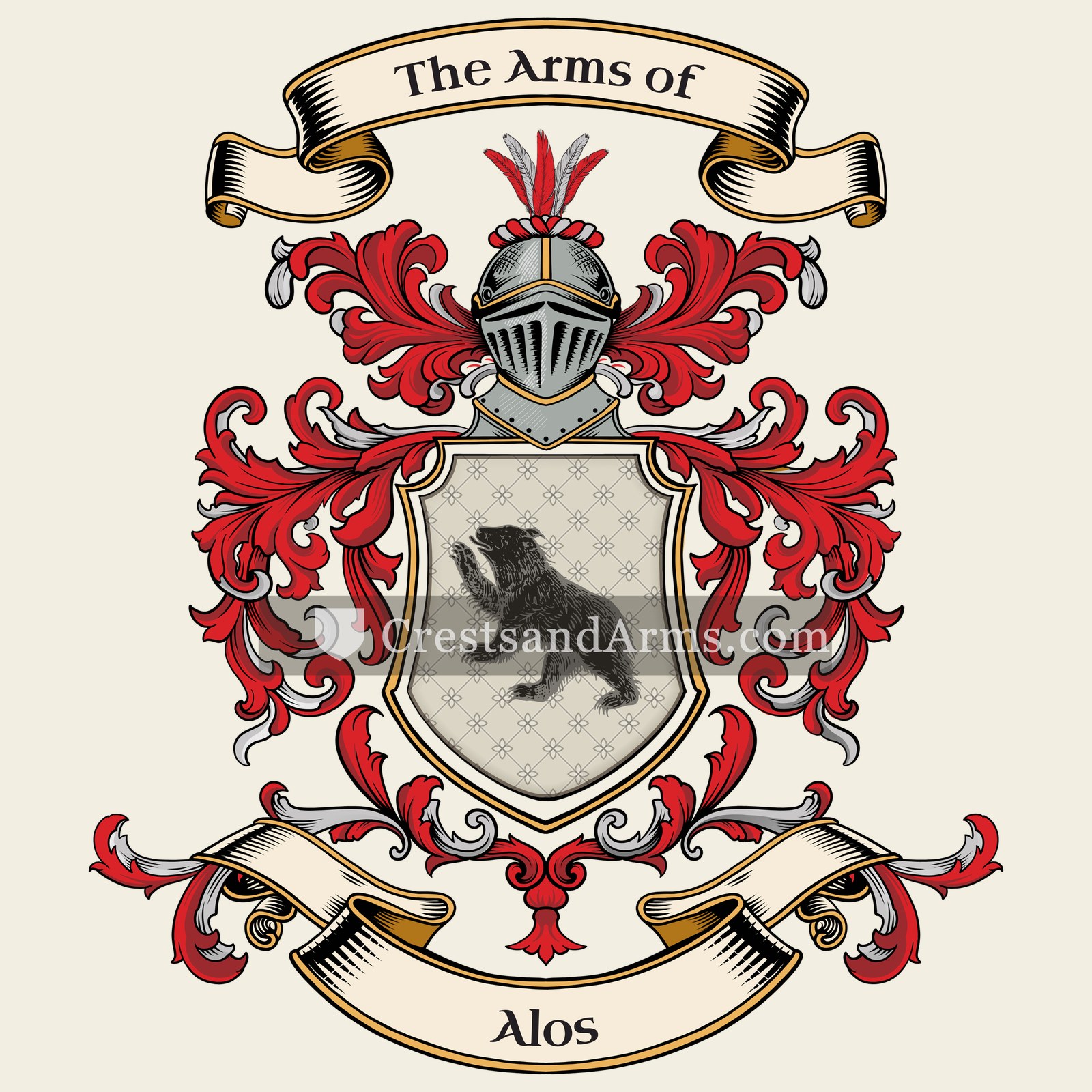 The Alos coat of arms