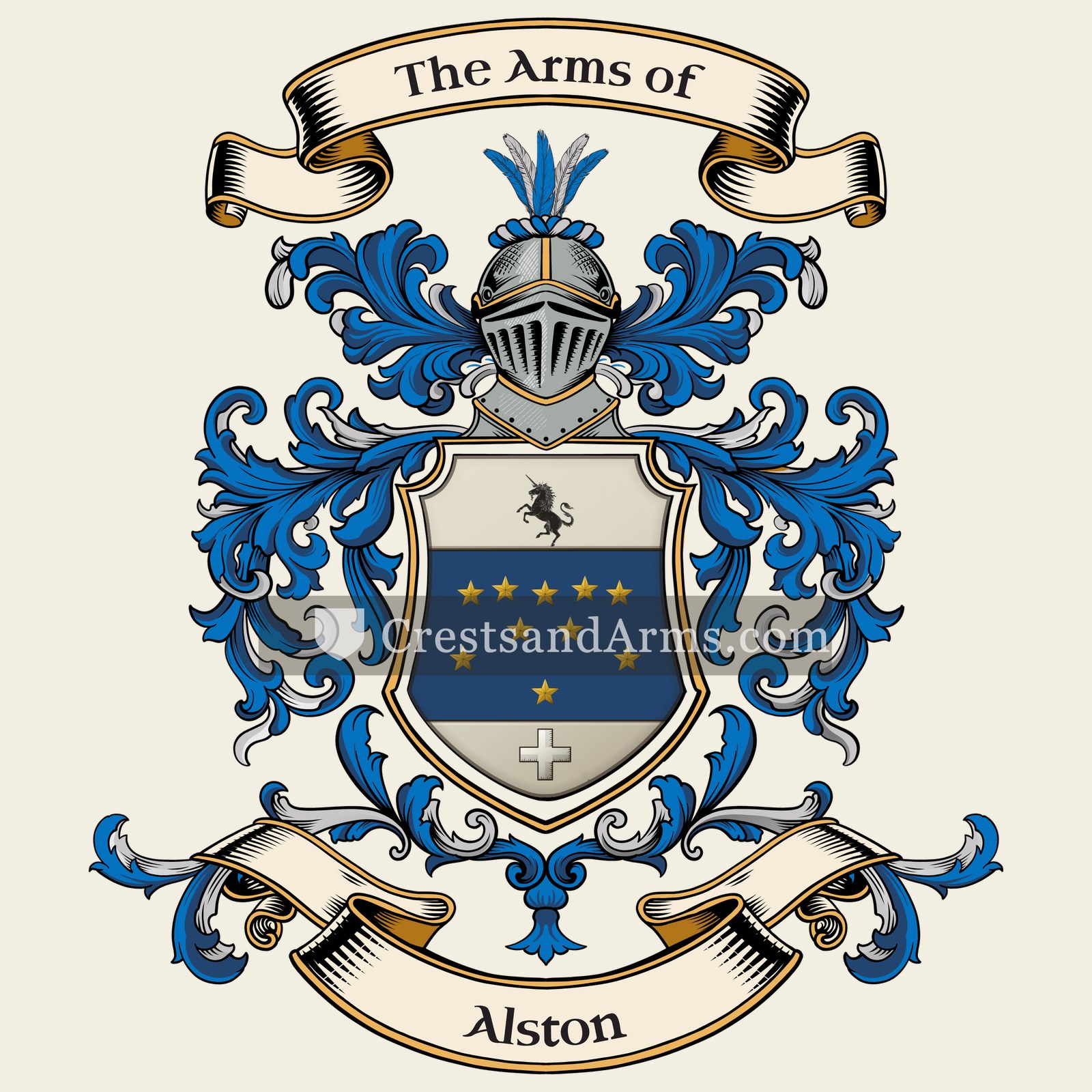 The Alston coat of arms