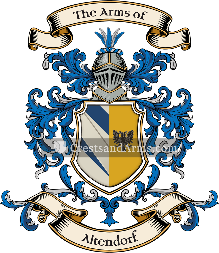 The Altendorf coat of arms, drawn from the recorded blazon
