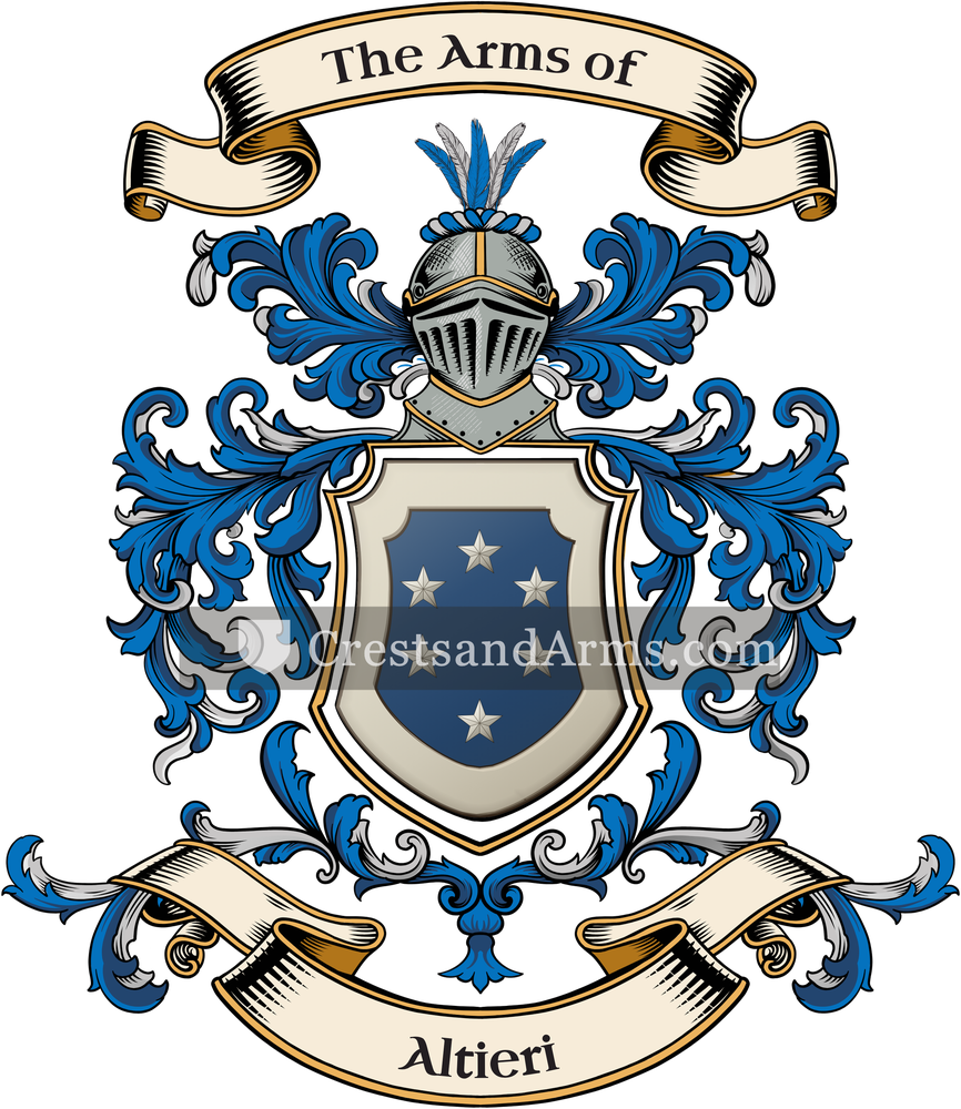 The Altieri coat of arms, drawn from the recorded blazon