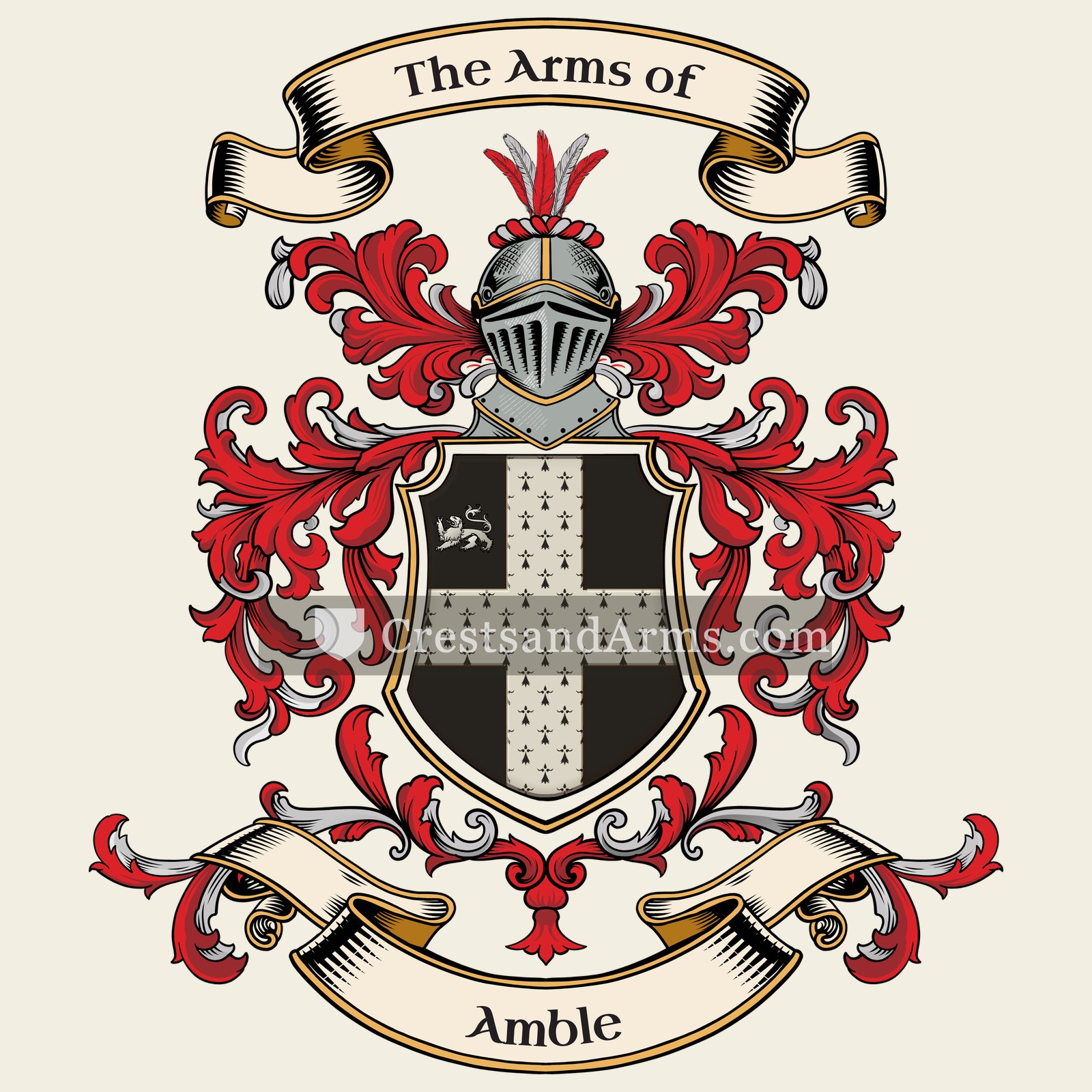The Amble coat of arms