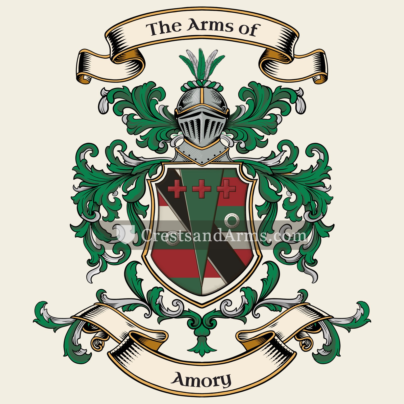 The Amory coat of arms