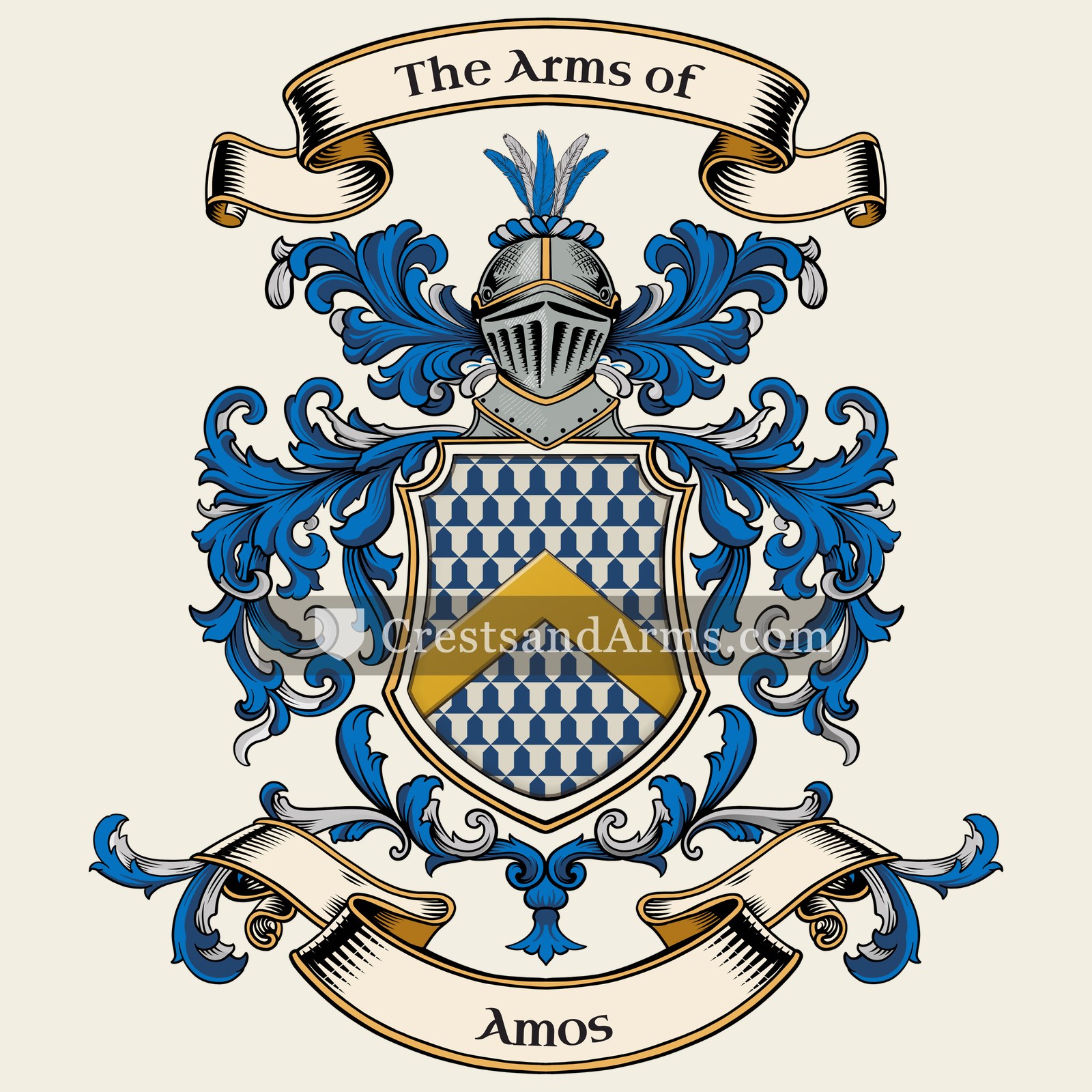 The Amos coat of arms
