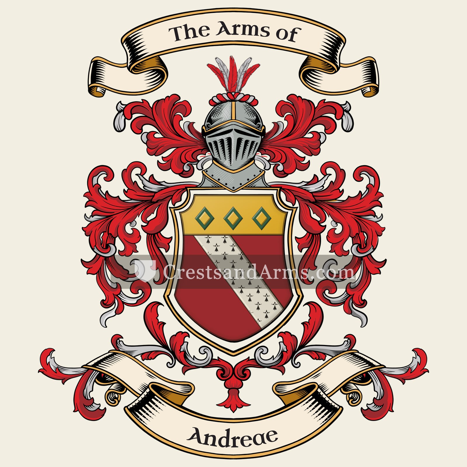 The Andreae coat of arms