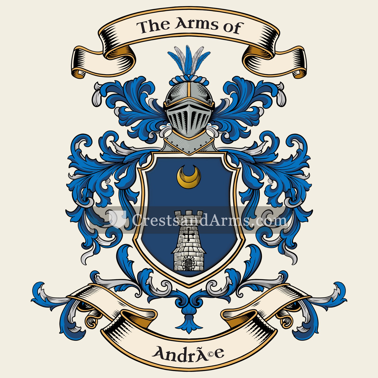 The Andrée coat of arms