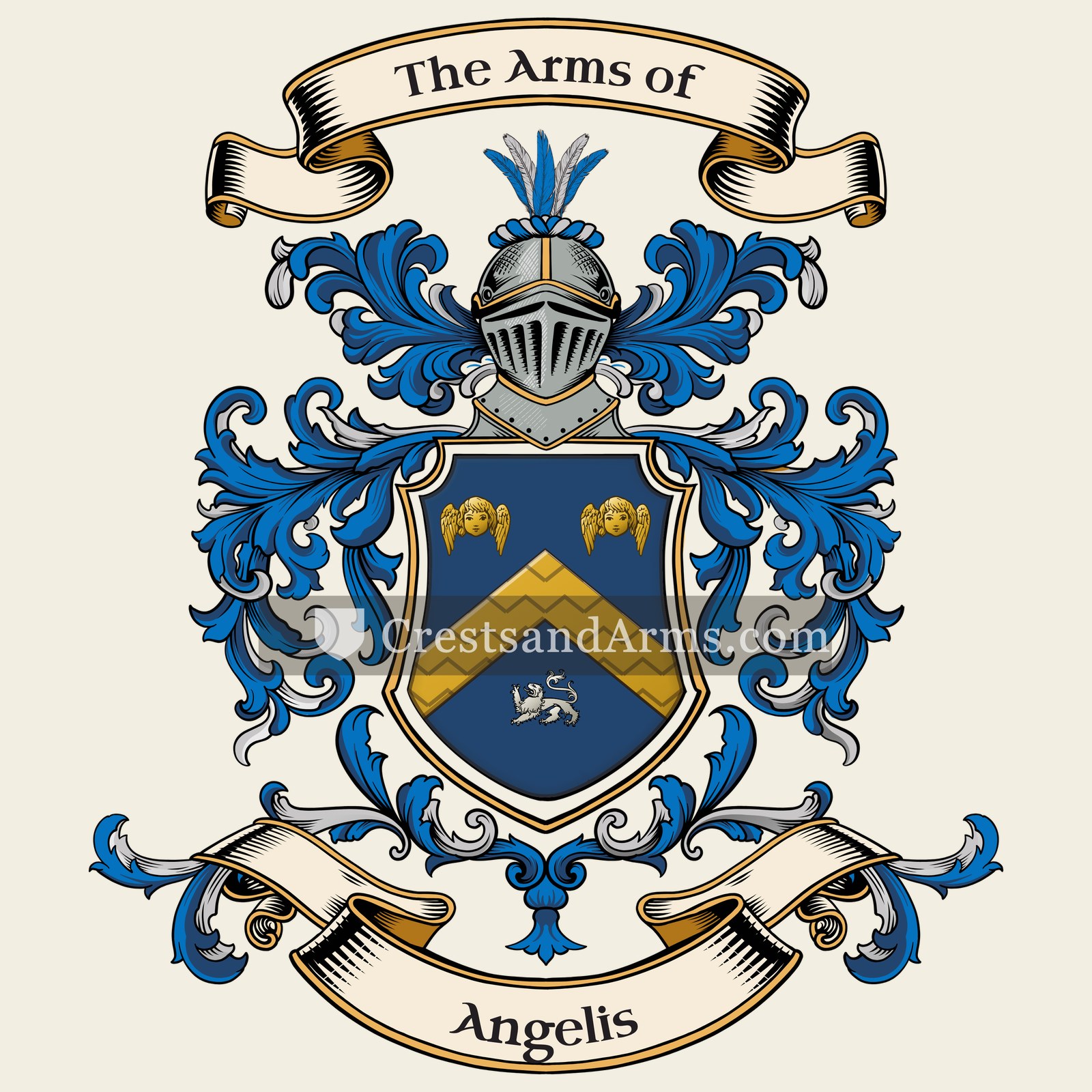 The Angelis coat of arms