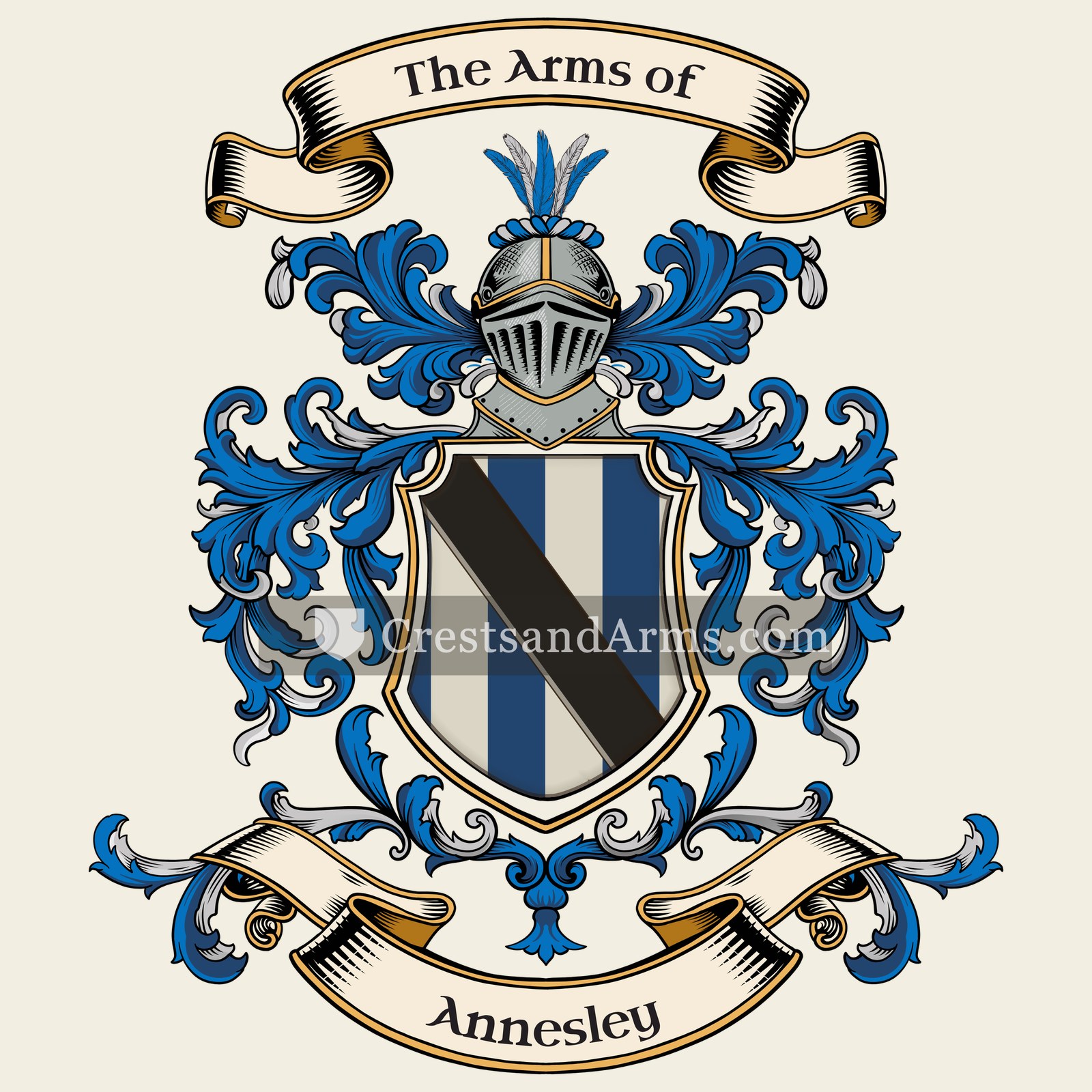 The Annesley coat of arms