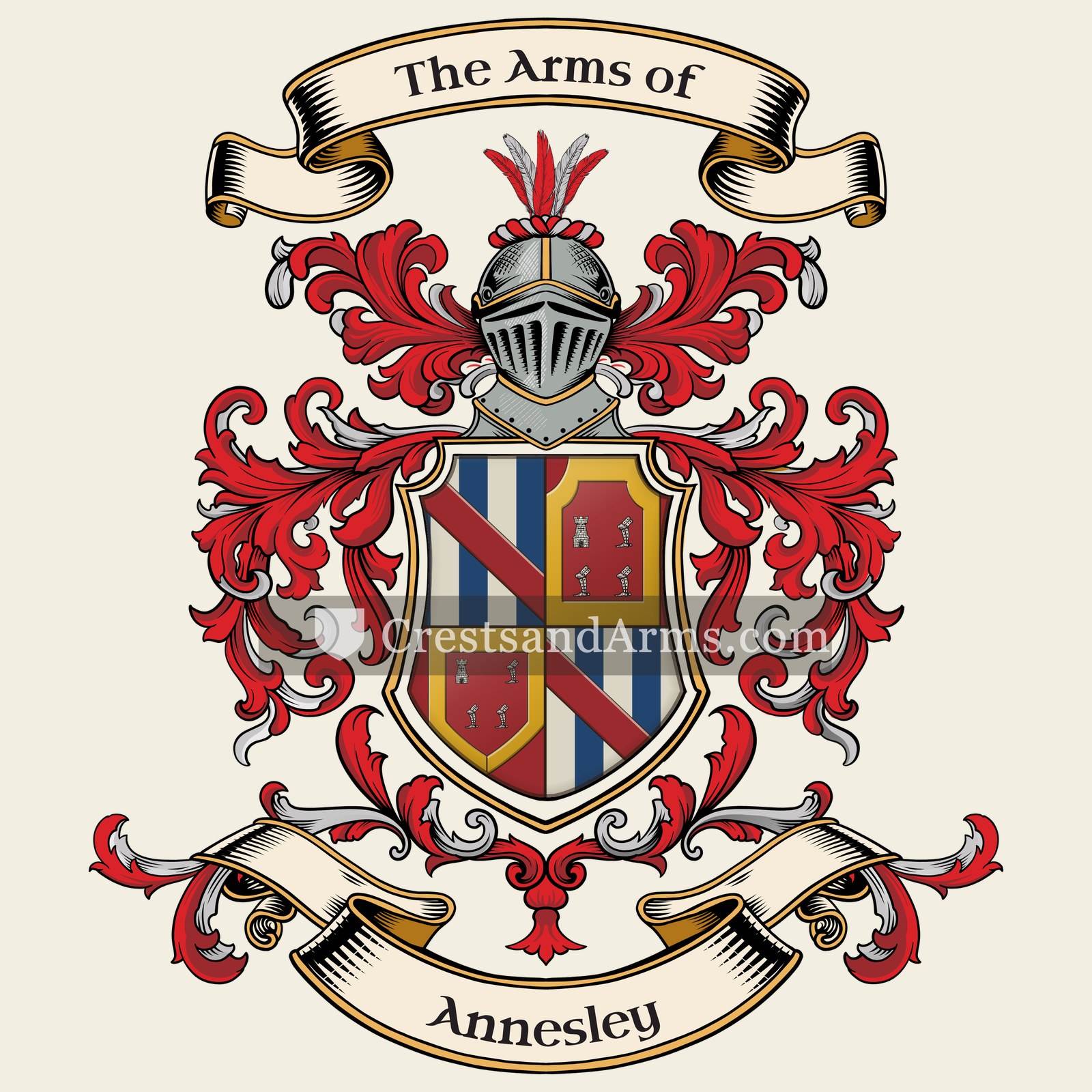 The Annesley coat of arms