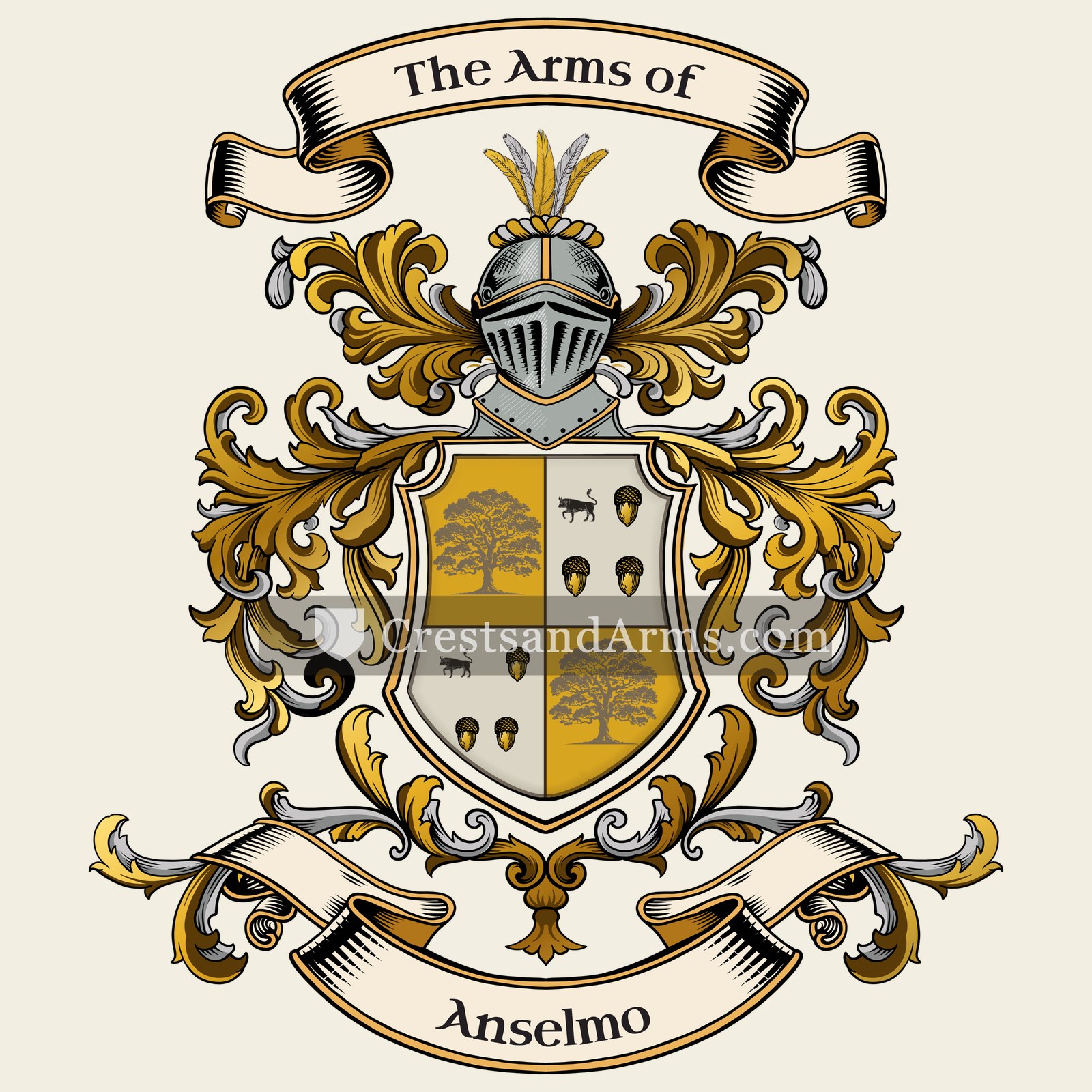The Anselmo coat of arms