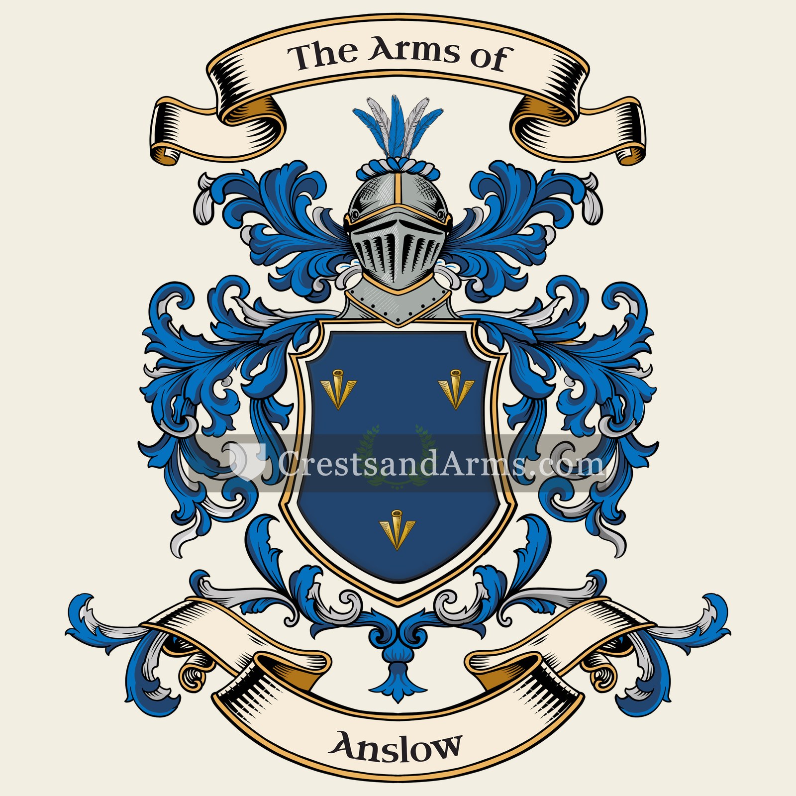 The Anslow coat of arms