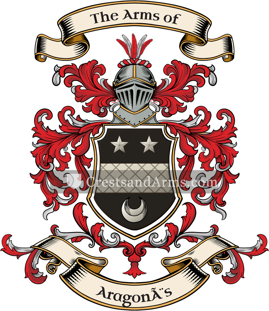 The Aragonès coat of arms, drawn from the recorded blazon