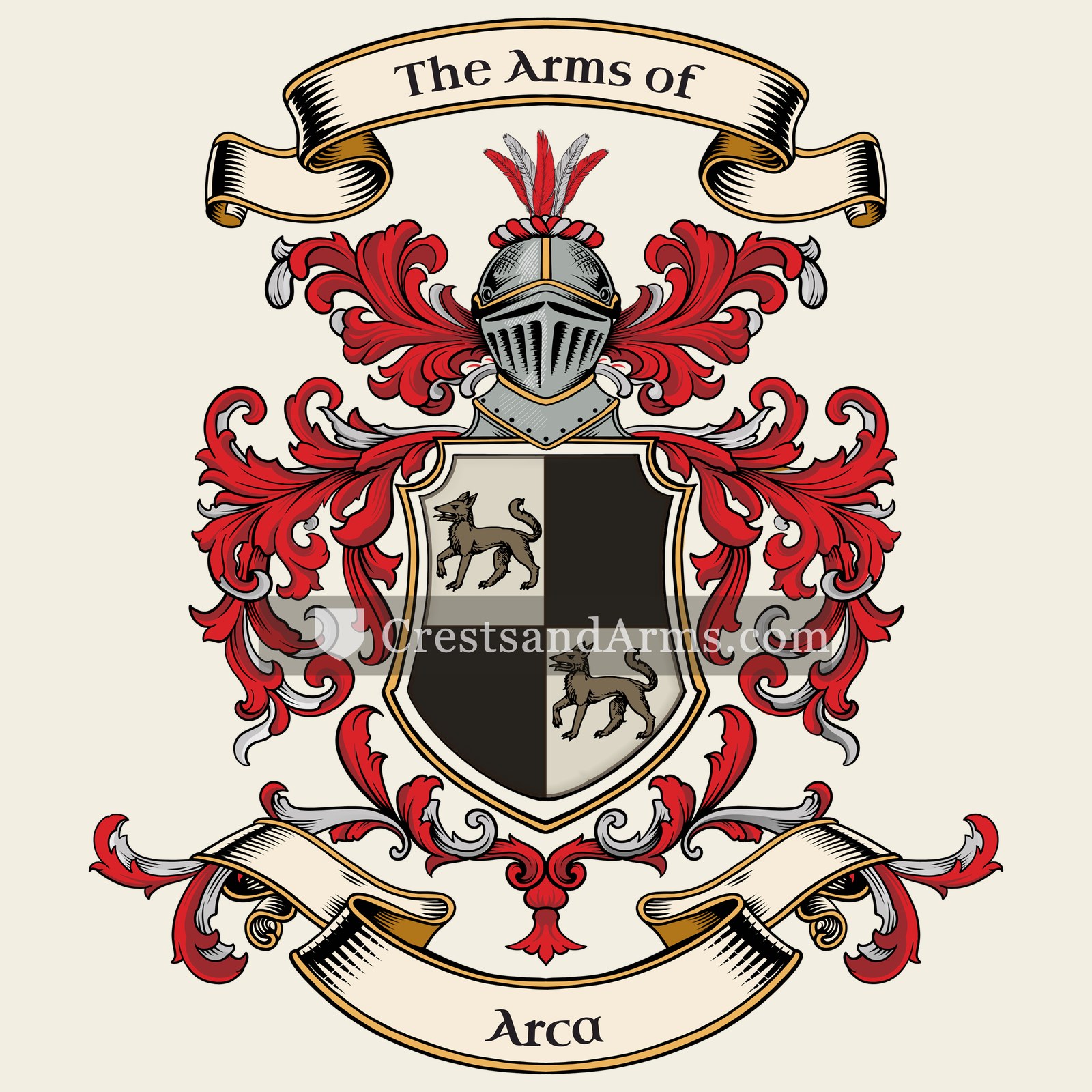 The Arca coat of arms