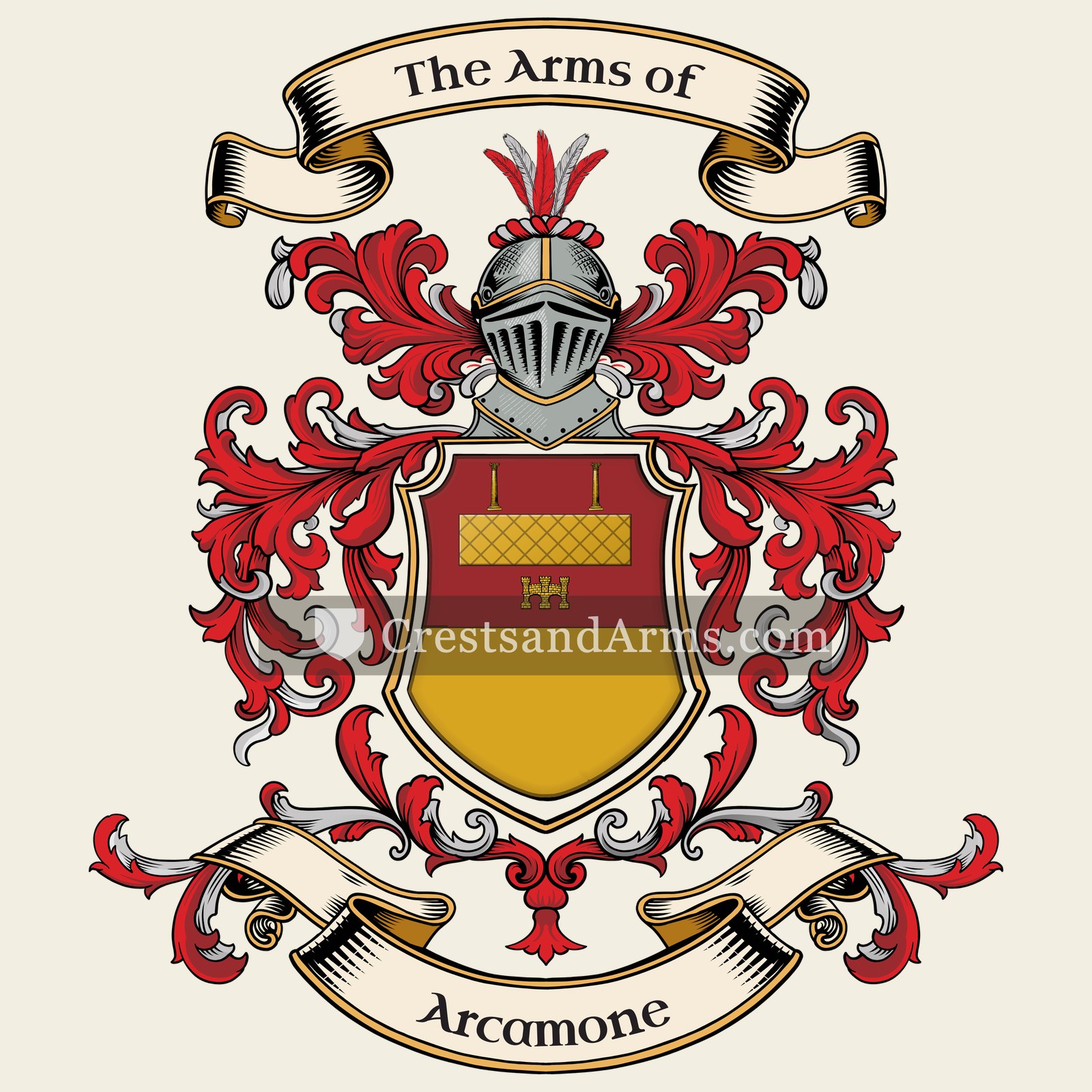 The Arcamone coat of arms