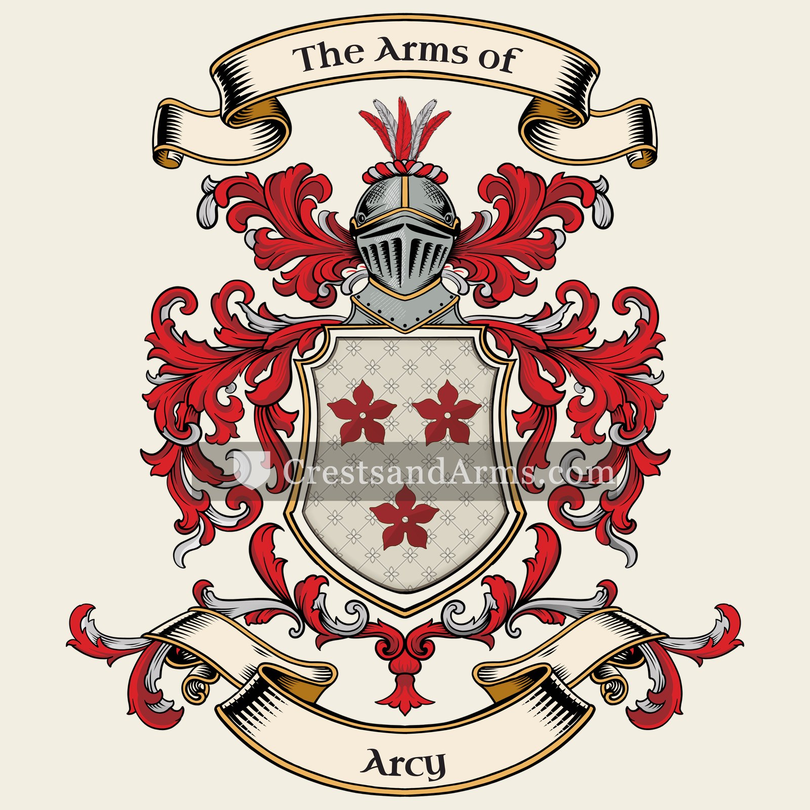 The Arcy coat of arms