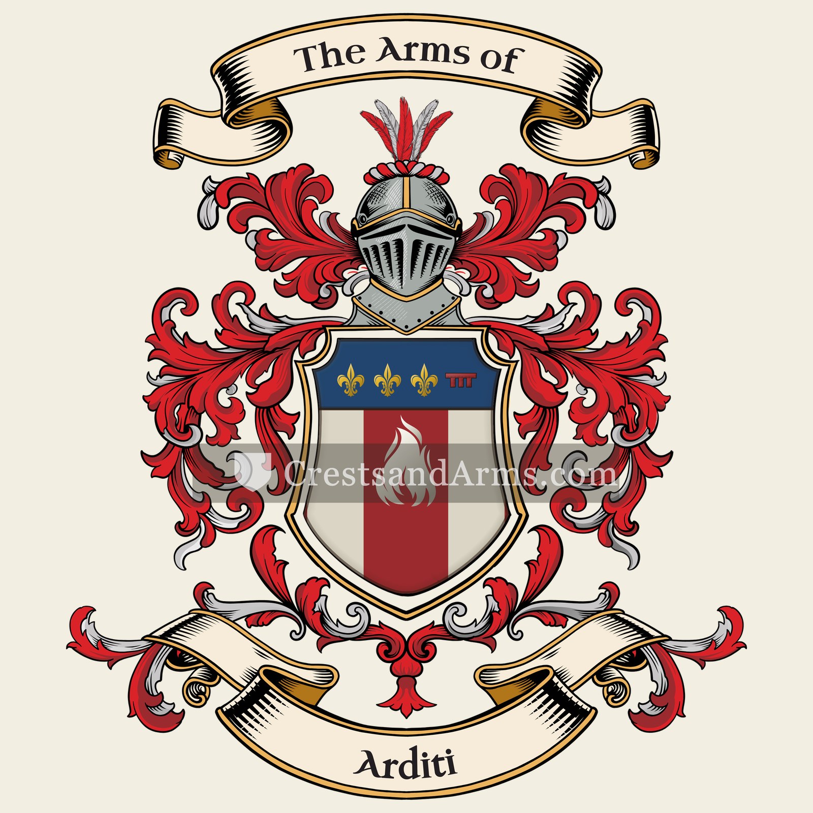 The Arditi coat of arms