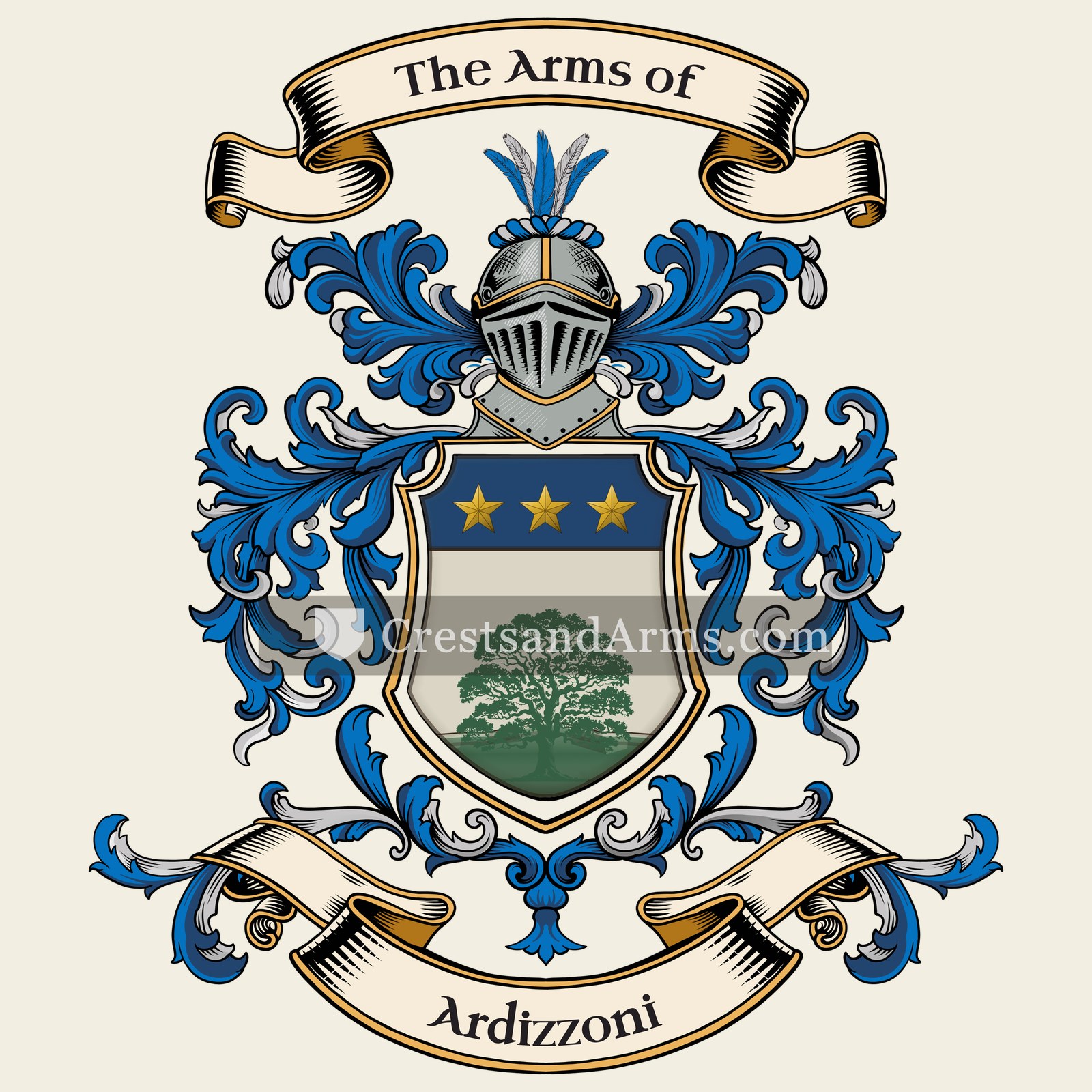 The Ardizzoni coat of arms
