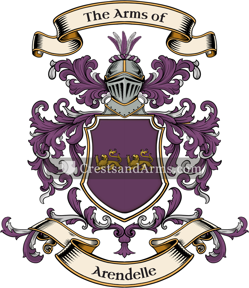 The Arendelle coat of arms, drawn from the recorded blazon