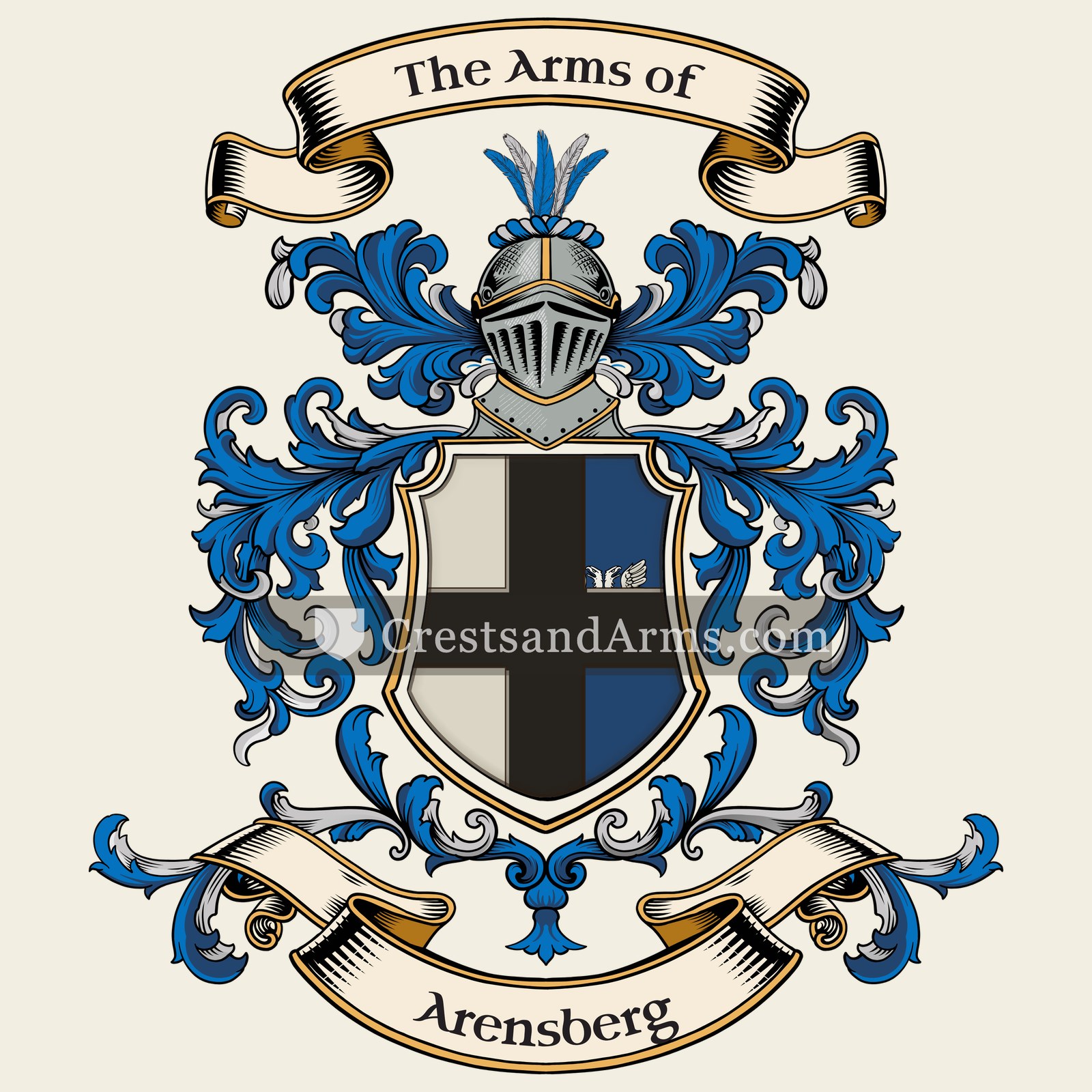 The Arensberg coat of arms