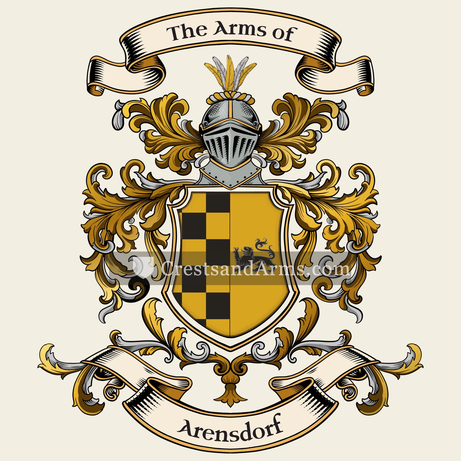 The Arensdorf coat of arms