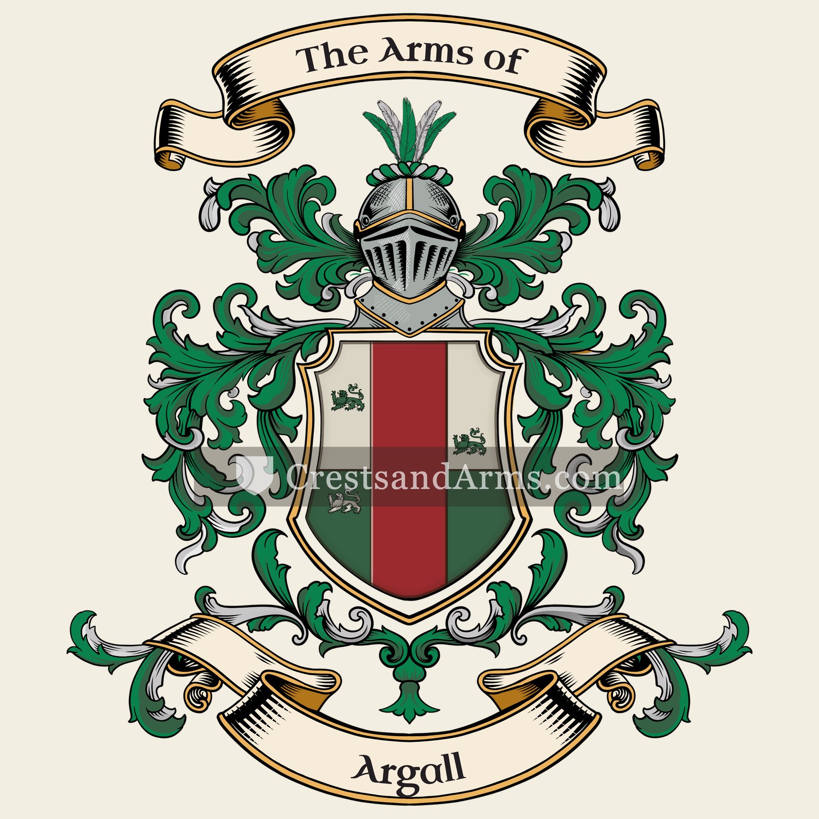 The Argall coat of arms
