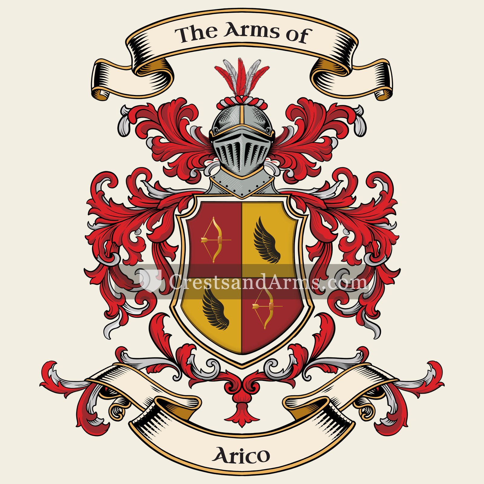 The Arico coat of arms
