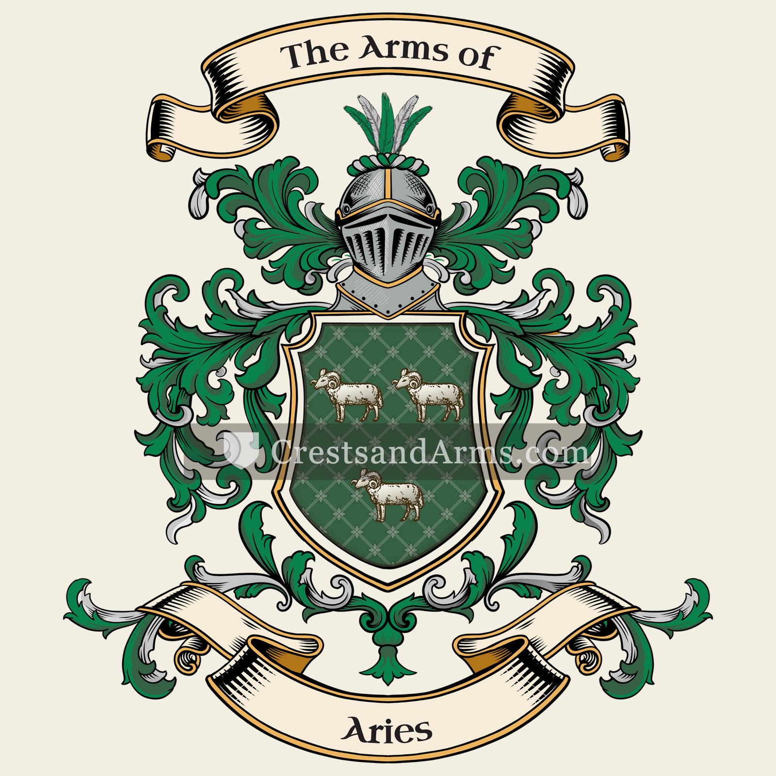 The Aries coat of arms