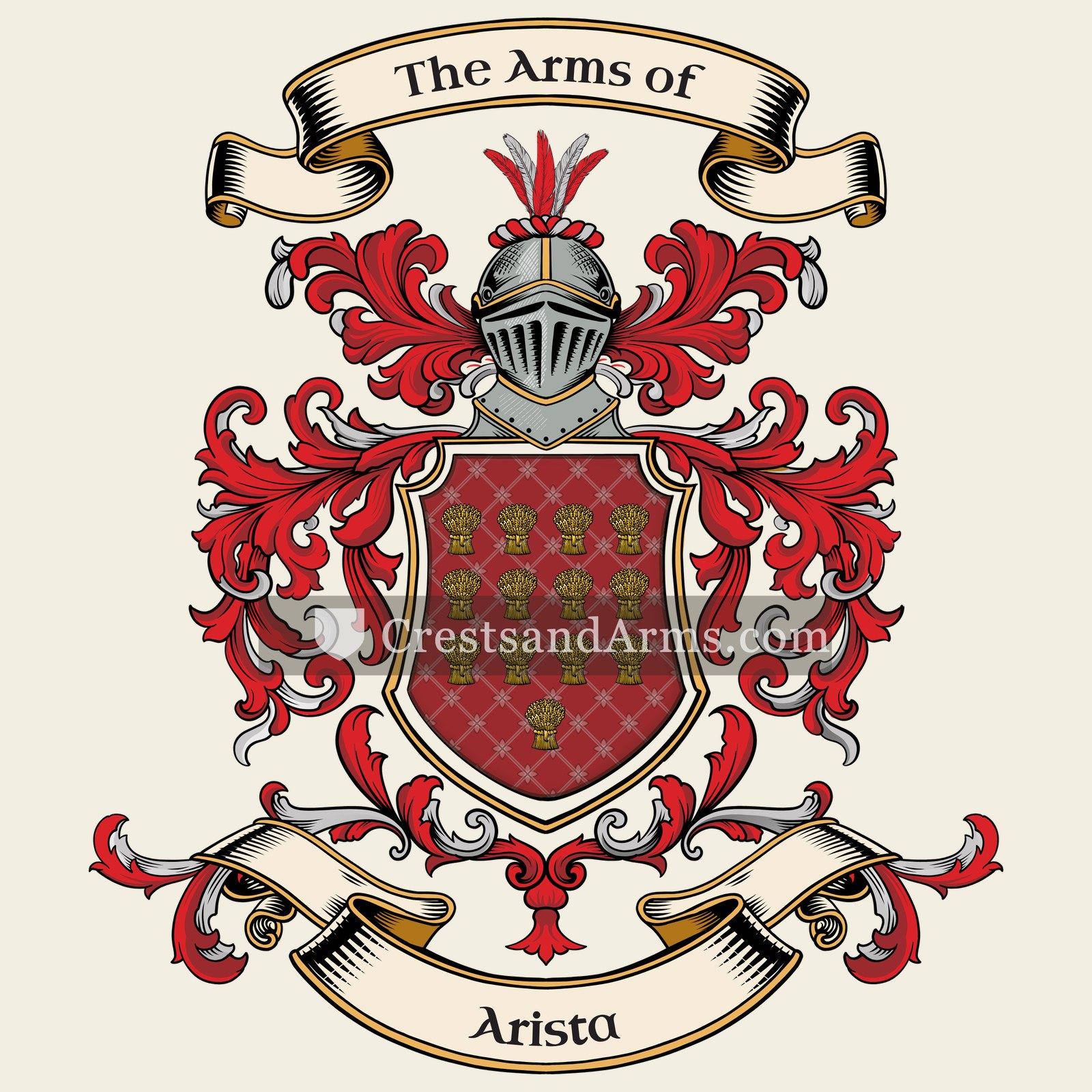 The Arista coat of arms