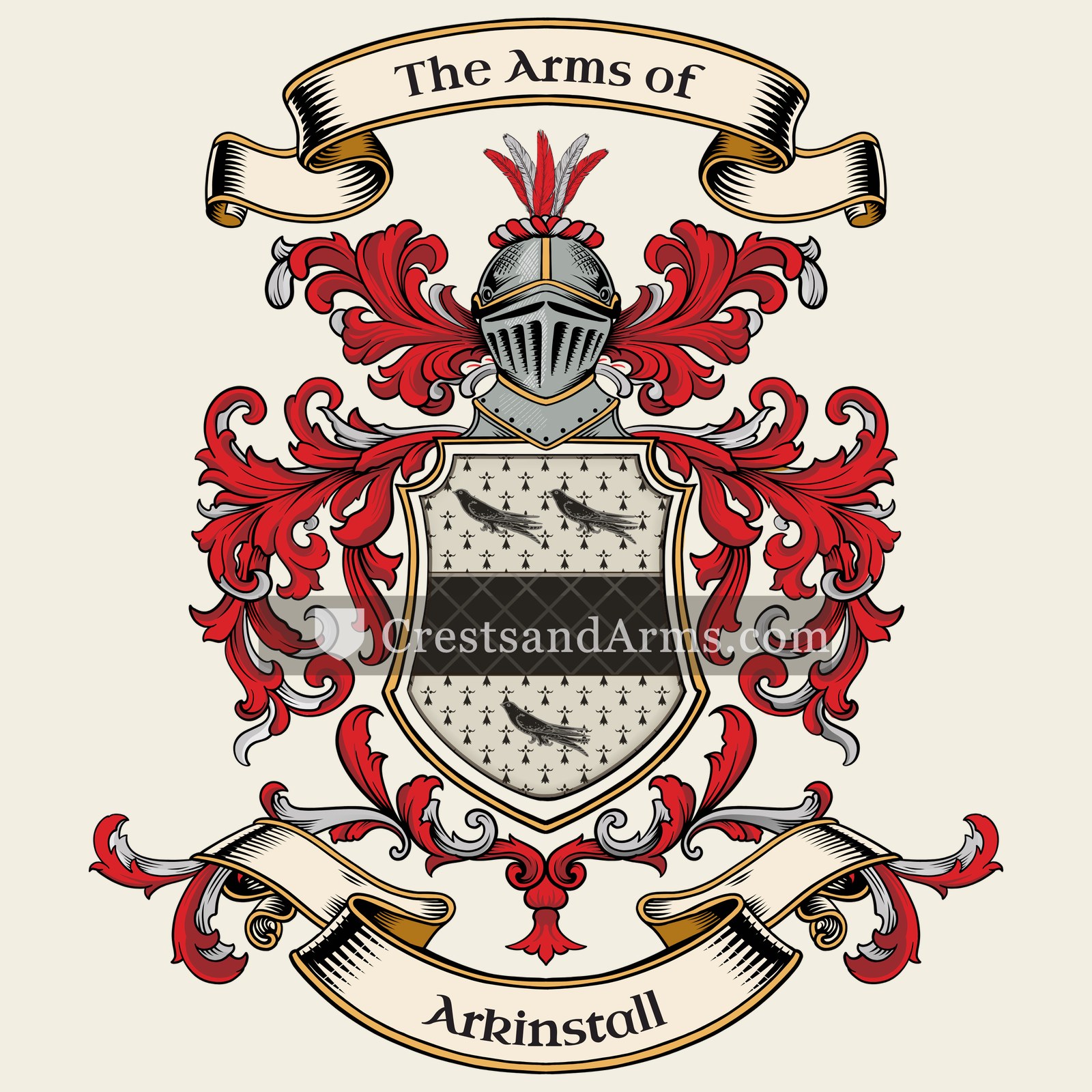The Arkinstall coat of arms