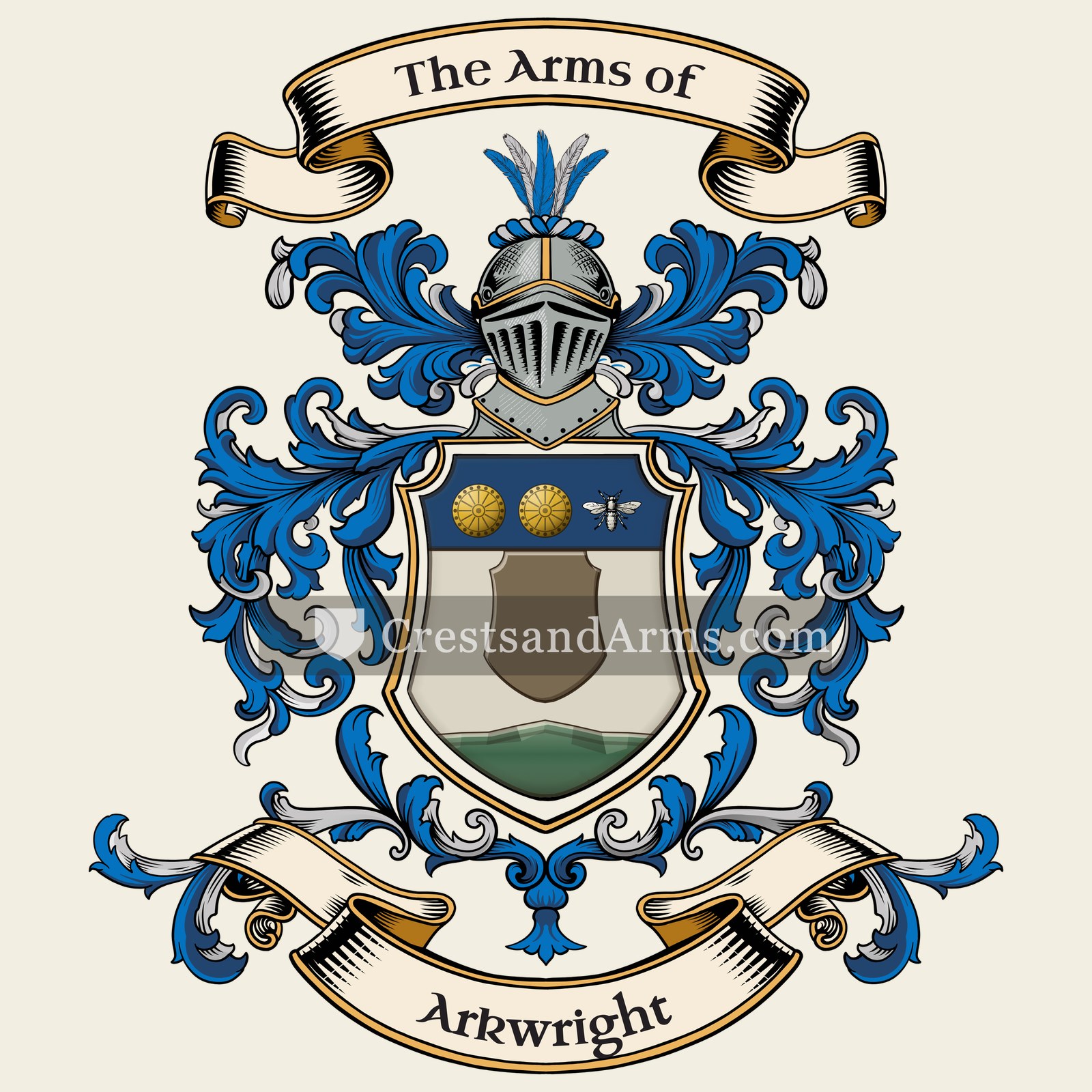 The Arkwright coat of arms