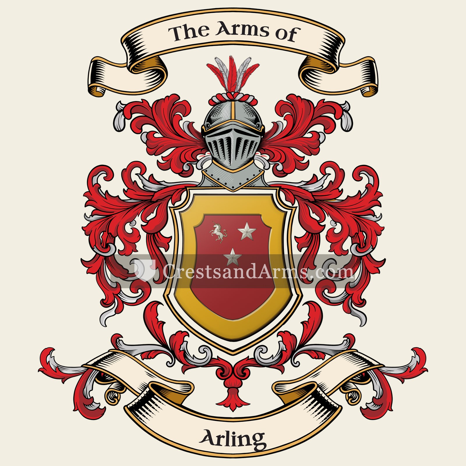 The Arling coat of arms