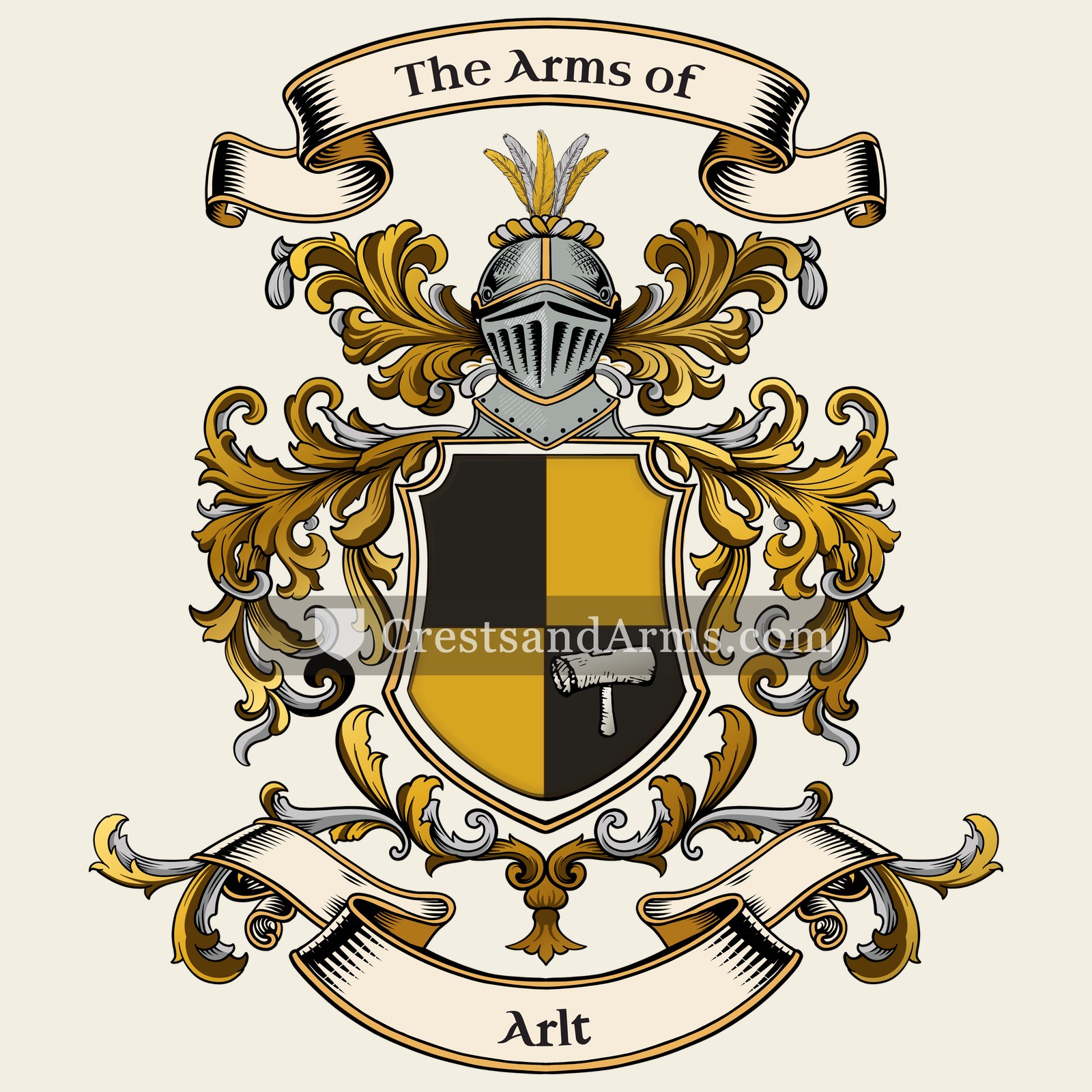The Arlt coat of arms