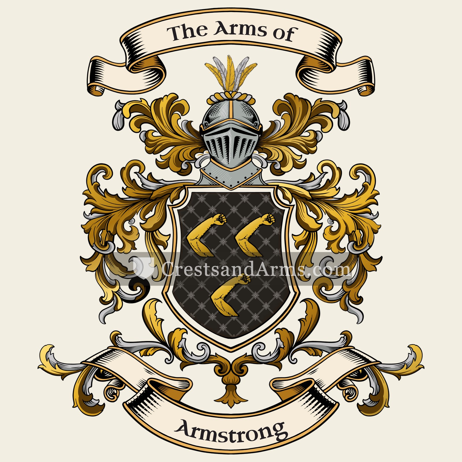 The Armstrong coat of arms