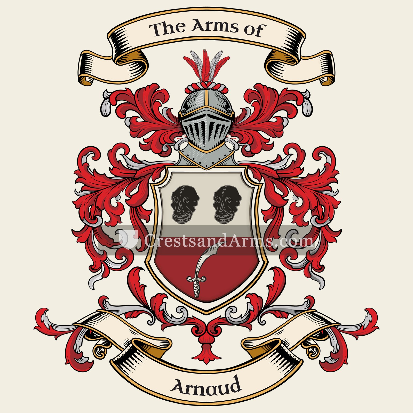 The Arnaud coat of arms